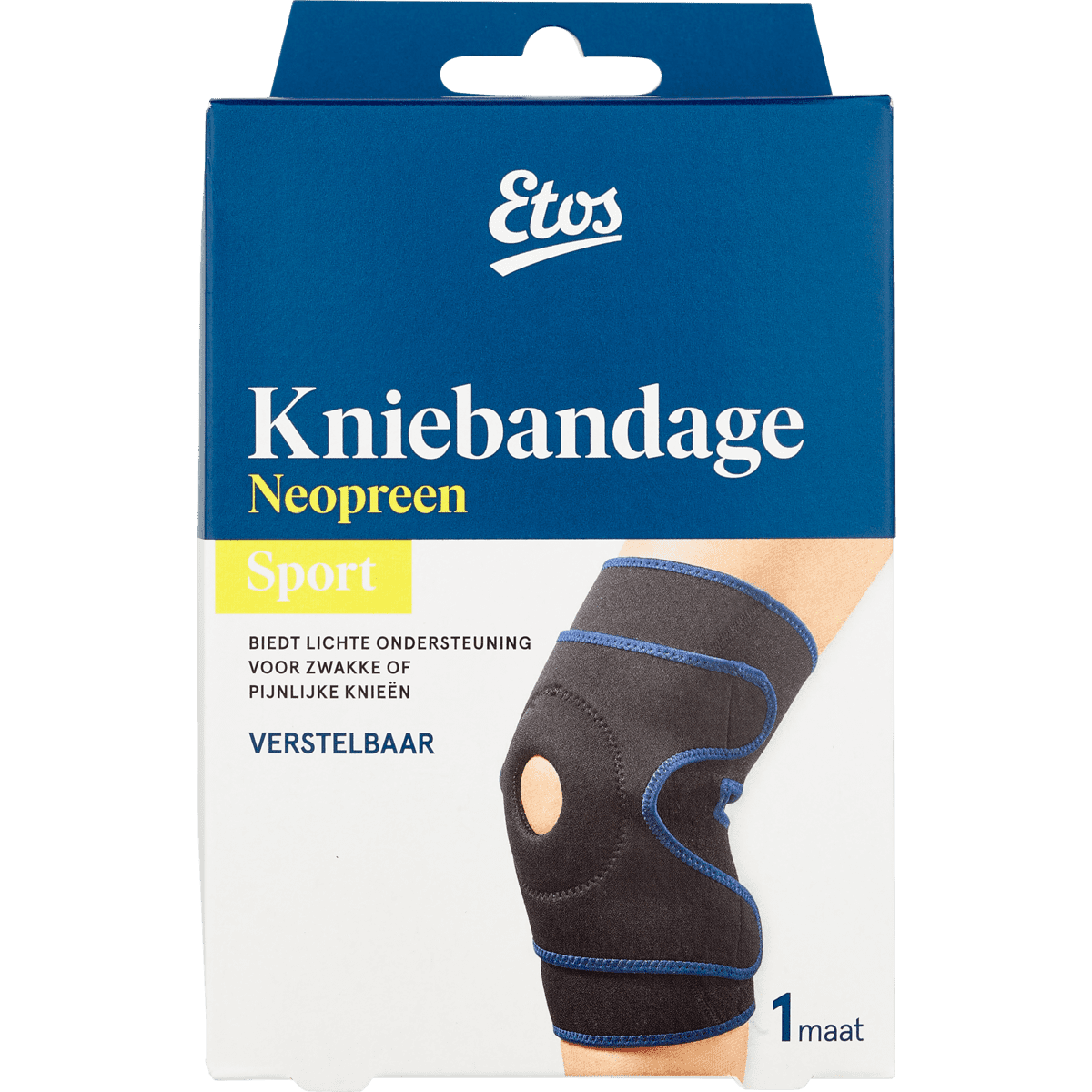 Etos Kniebandage Zwart