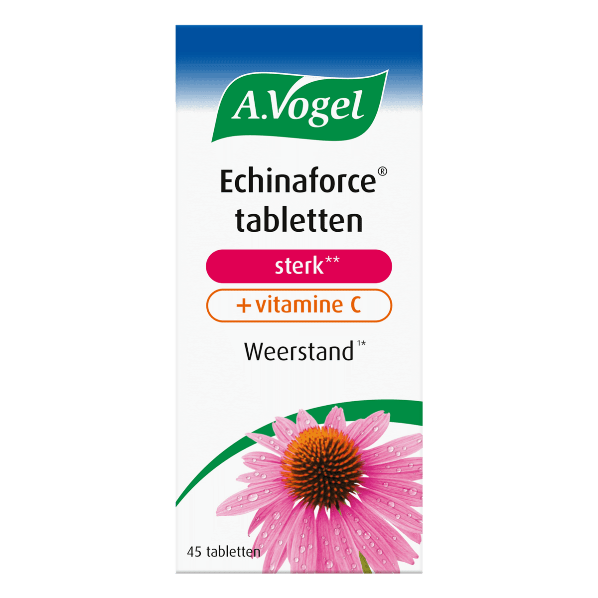 A.Vogel Echinaforce Sterk** + Vitamine C Weerstand1* Tabletten 45 stuks