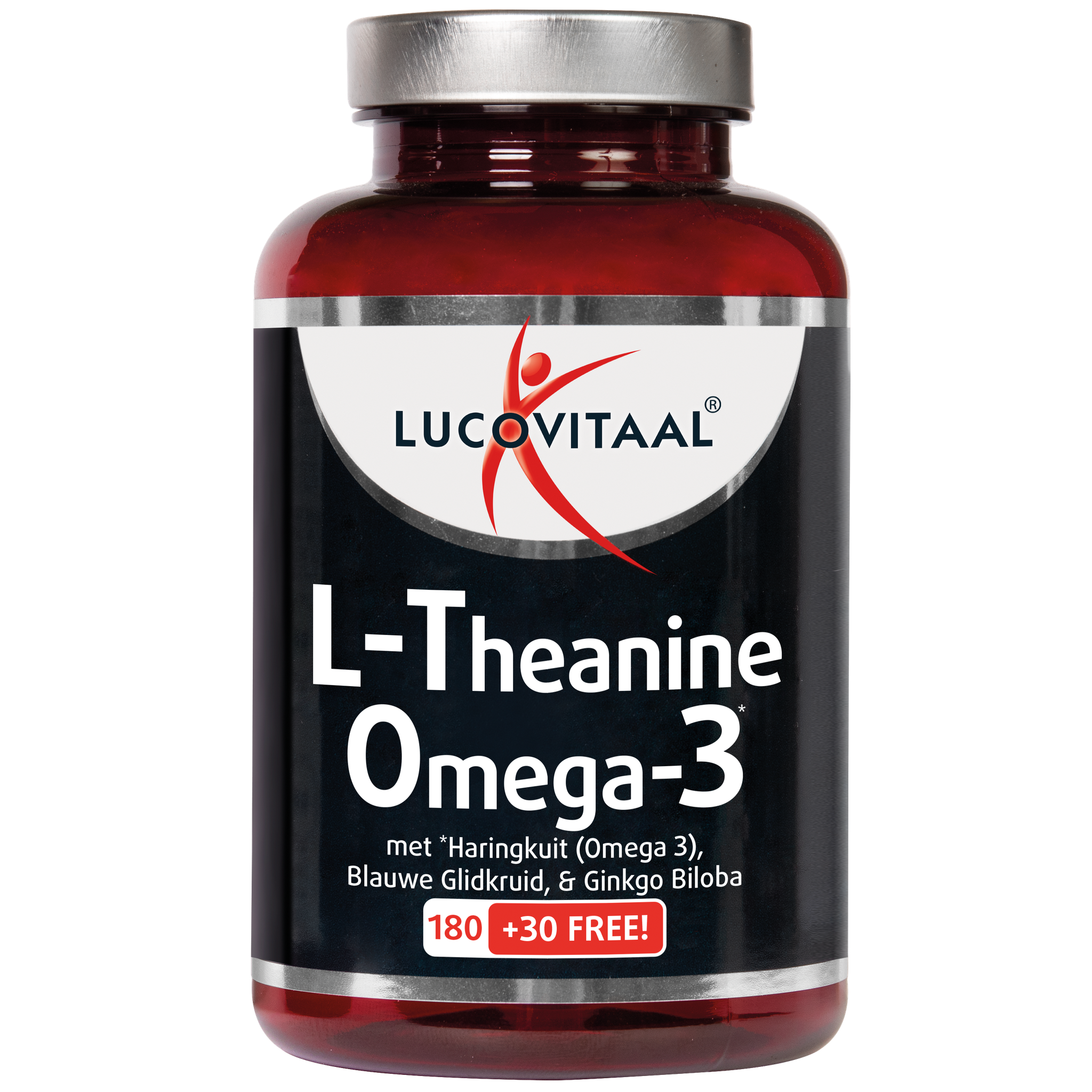 Lucovitaal L-Theanine Omega-3 Capsules 210 stuks