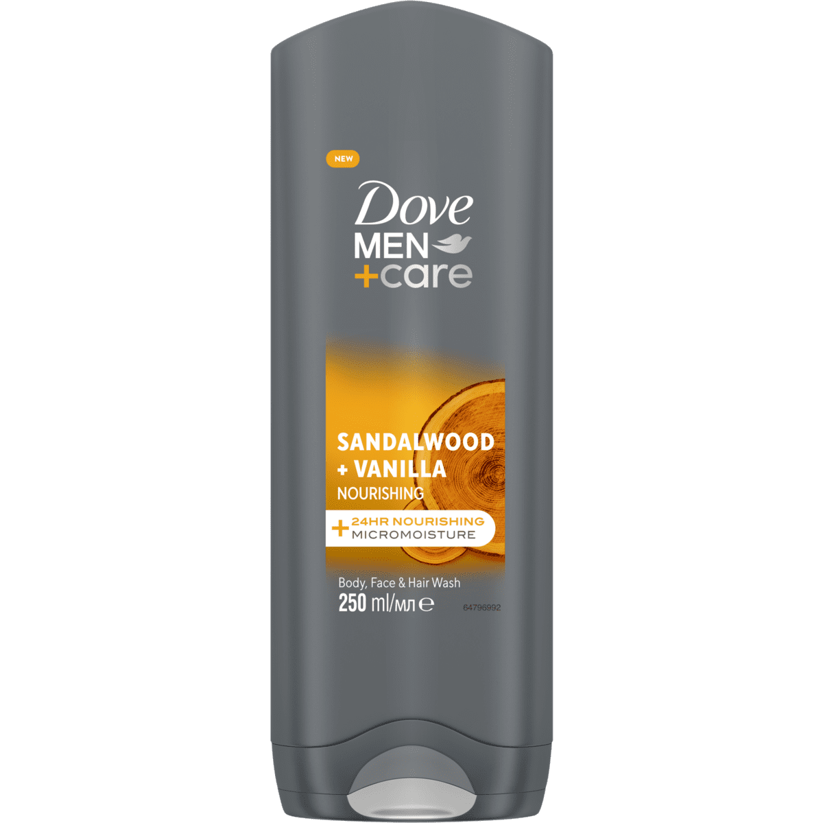 Dove Men+Care Sandalwood+Vanilla Douchegel 250 ML