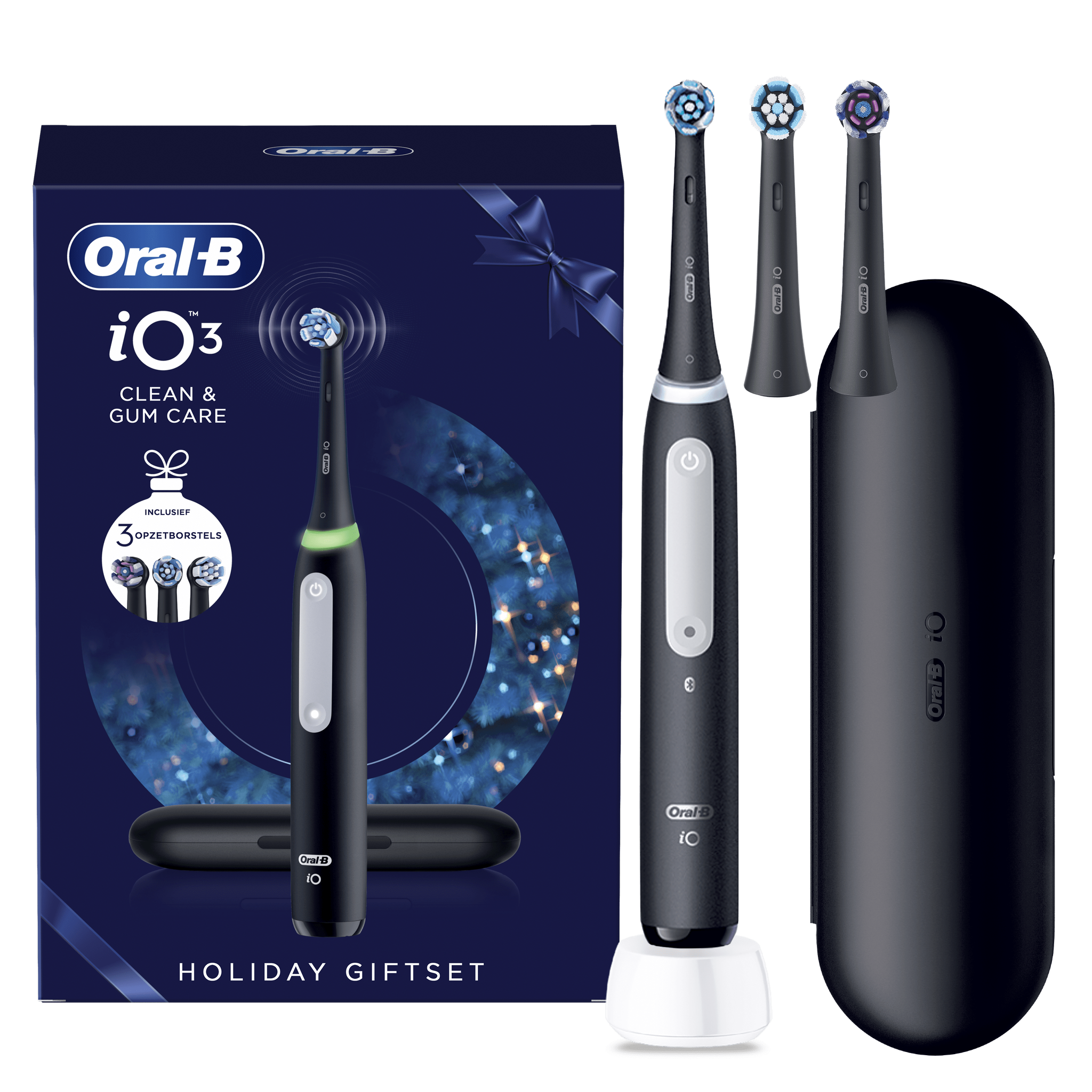 Oral-B iO Series 3 Holiday Elektrische Tandenborstel Geschenkset