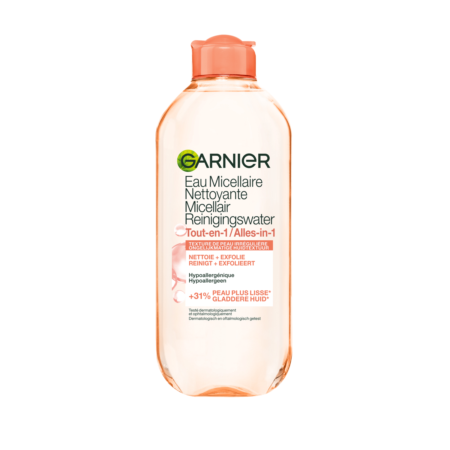 Garnier SkinActive Micellair Reinigingswater Milde Peeling Alles-in-1 400 ML