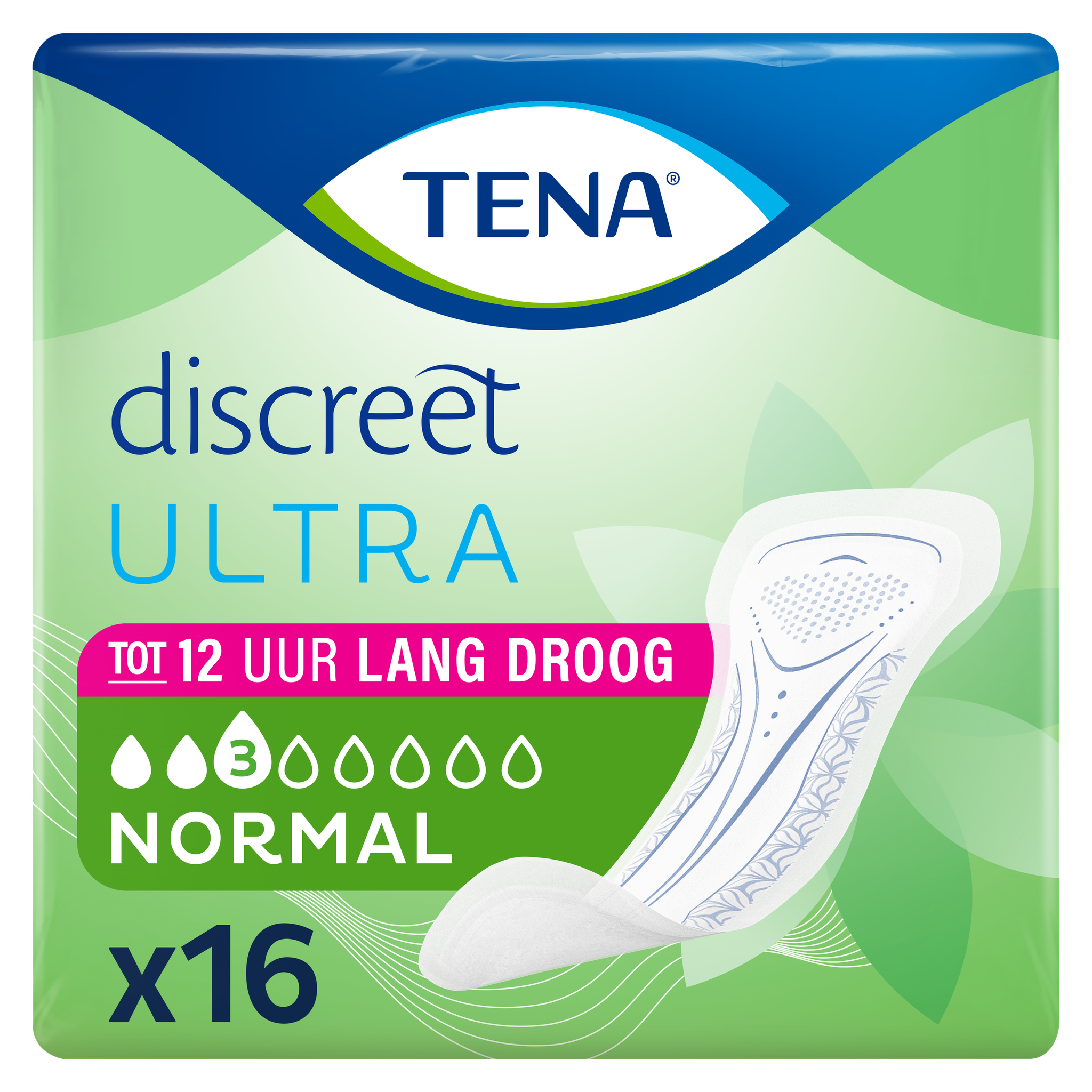 TENA Discreet Ultra Normal Incontinentieverband 16 stuks