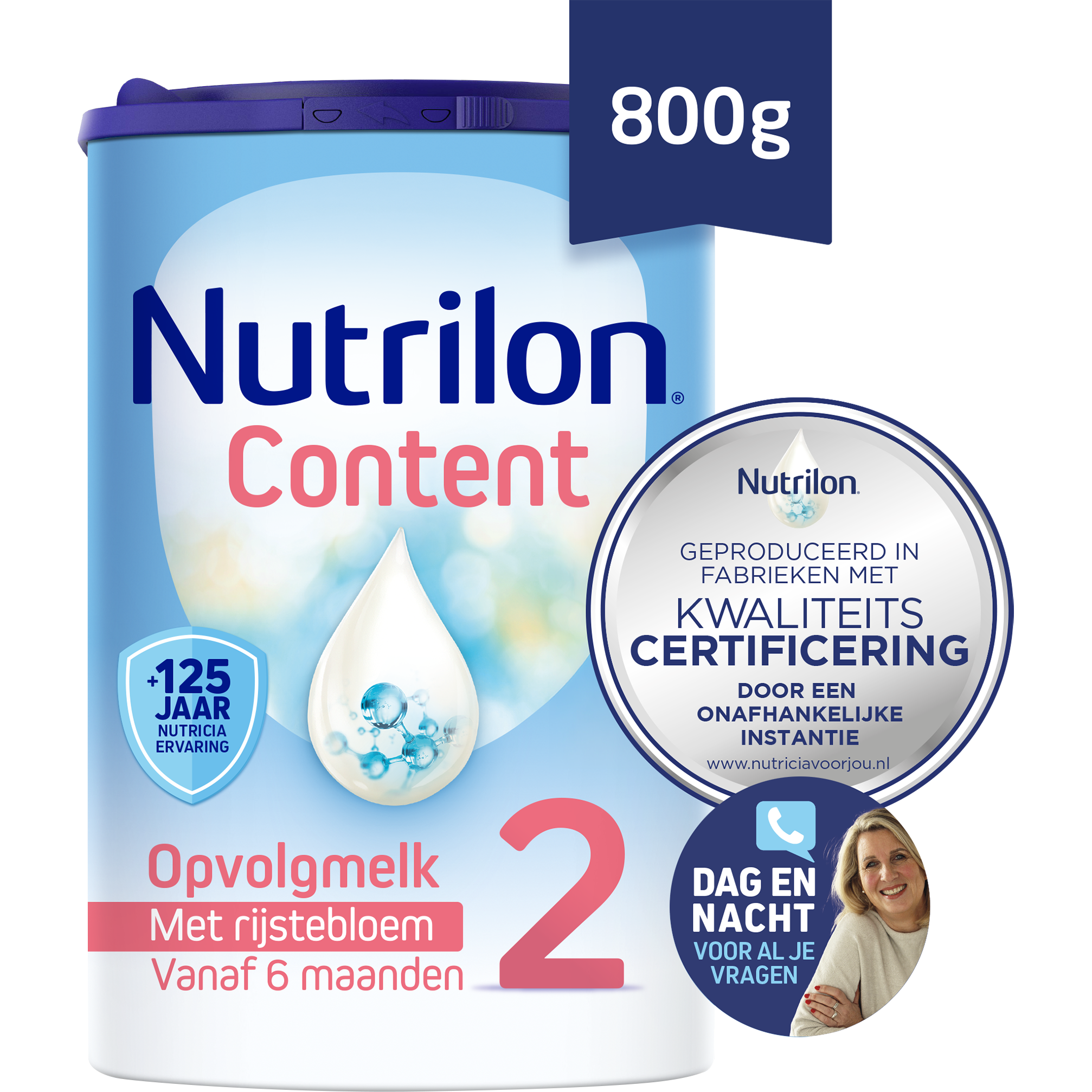 Nutrilon Content 2 Opvolgmelk 6-10 Maanden 800 gram