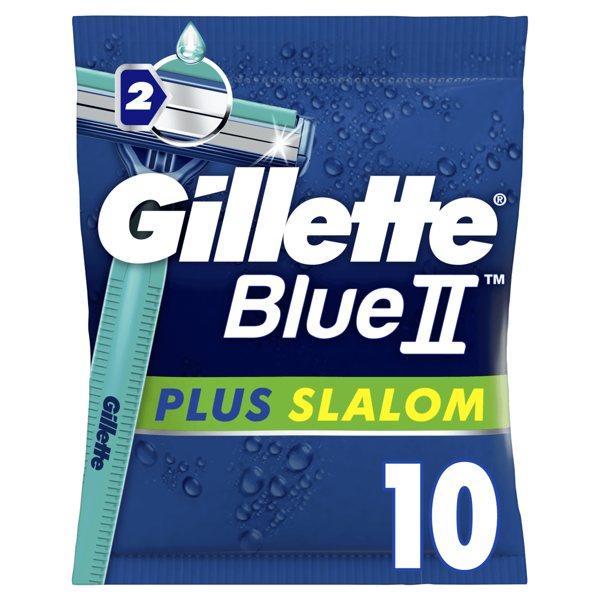 Gillette Blue2 Plus Slalom Wegwerpmesjes 10 stuks