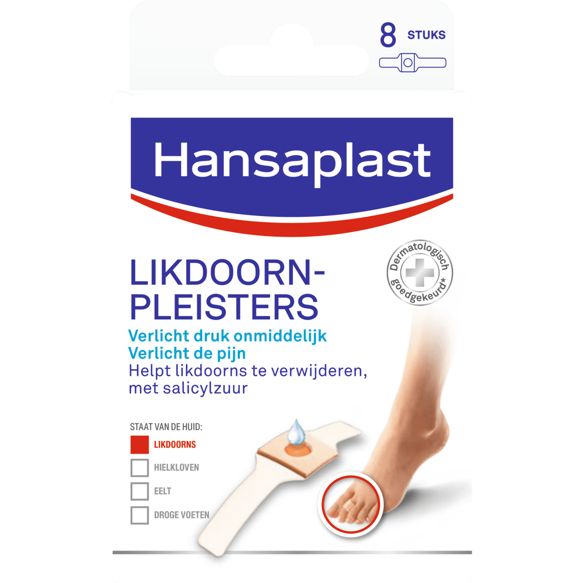 Hansaplast Likdoornpleisters Pleisters 8 stuks