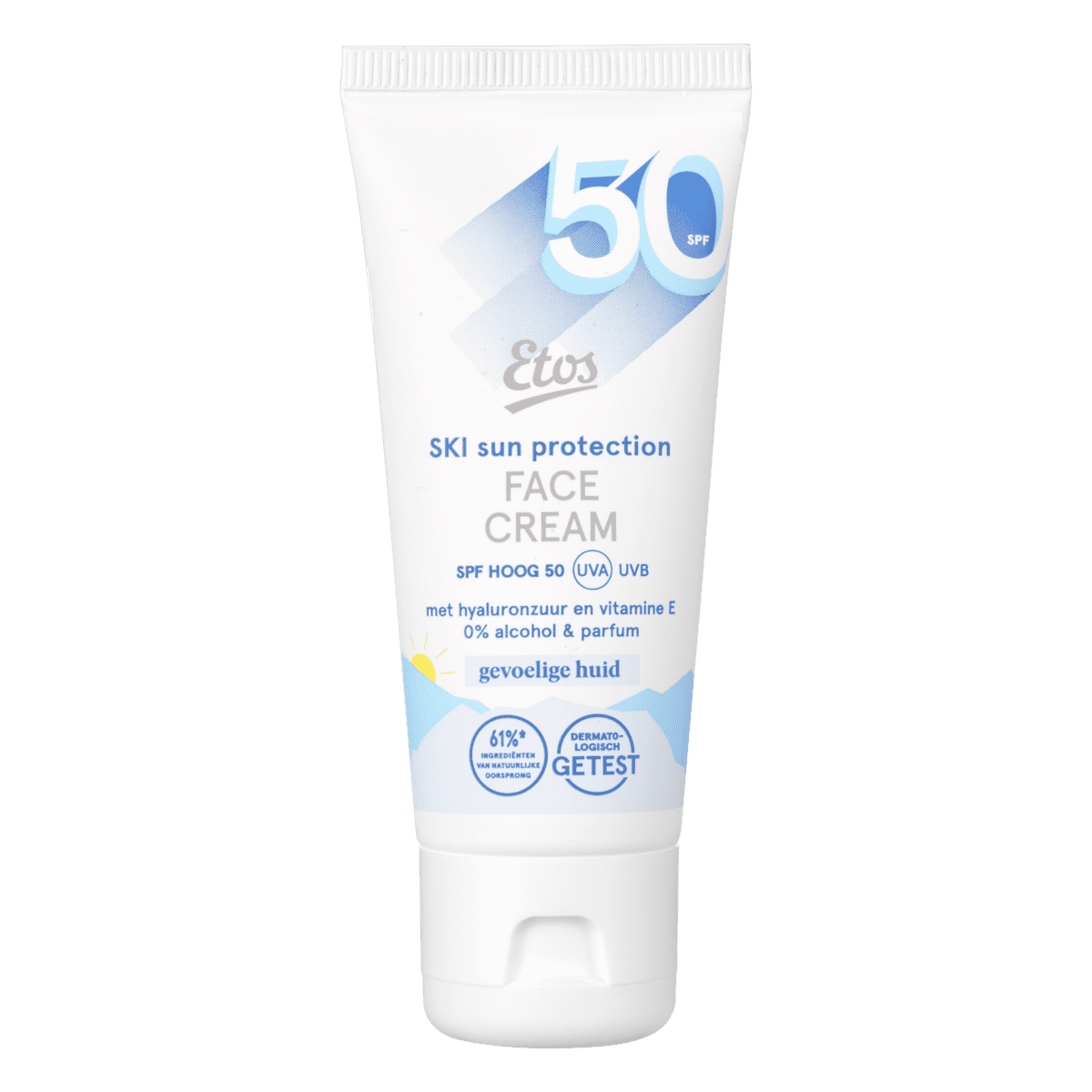 Etos Ski Face Cream Zonnebrand SPF50 Gevoelige Huid