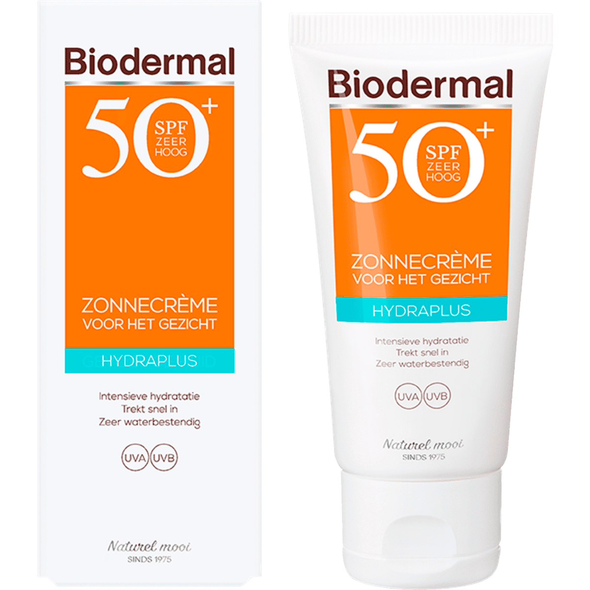 Biodermal Hydra Plus Zonnecrème Gezicht SPF50+ 50 ML