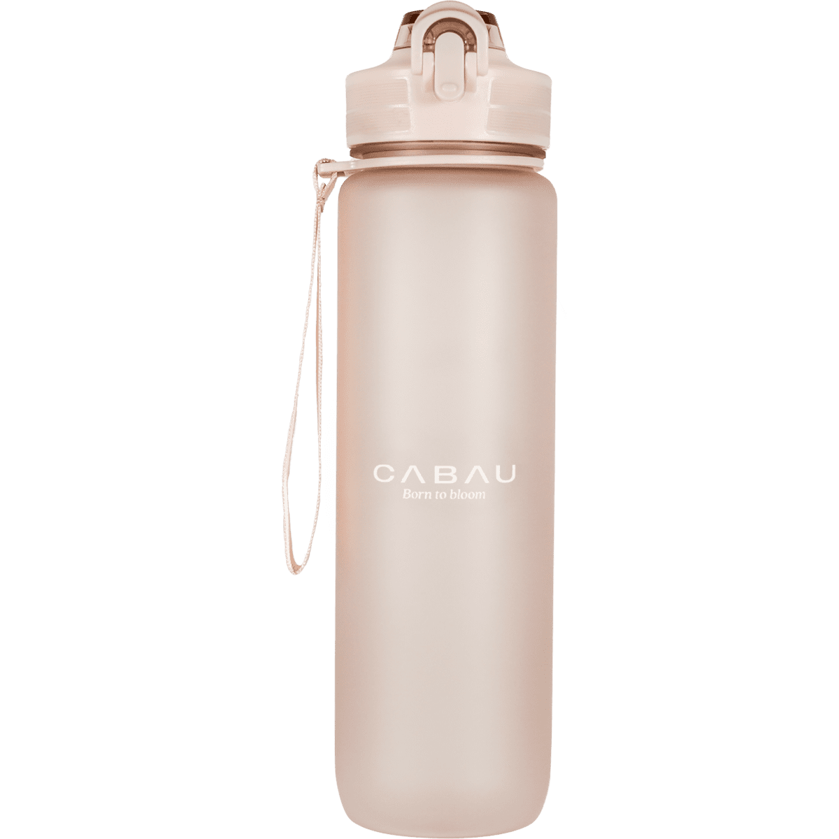 Cabau Bloom Waterfles Drinkfles beige 1 Liter