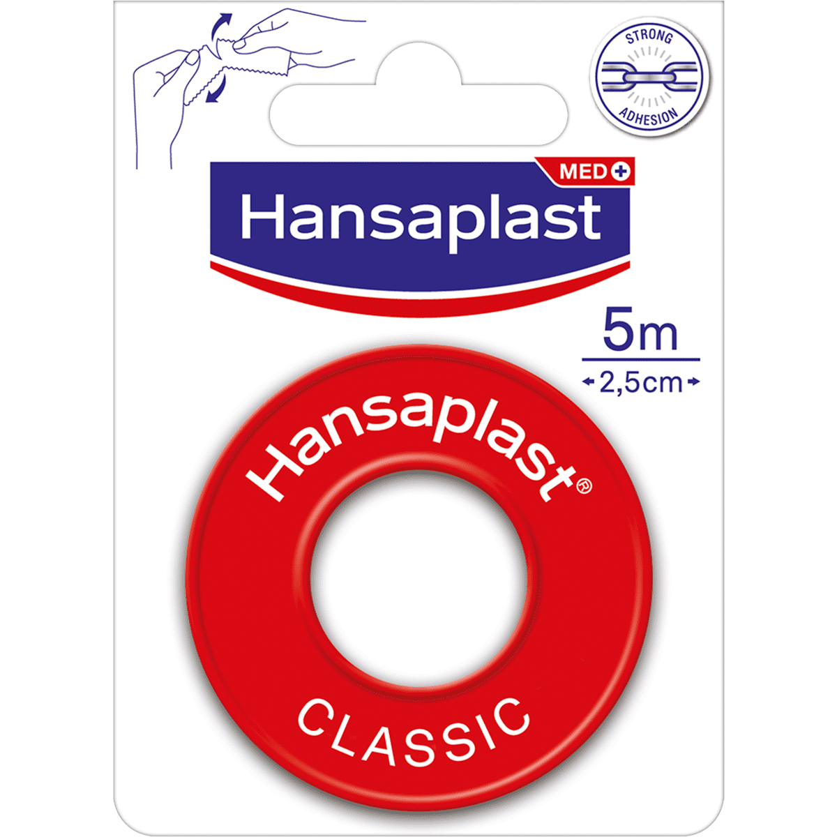 Hansaplast Classic Hechtpleister 5 M x 1,25 CM