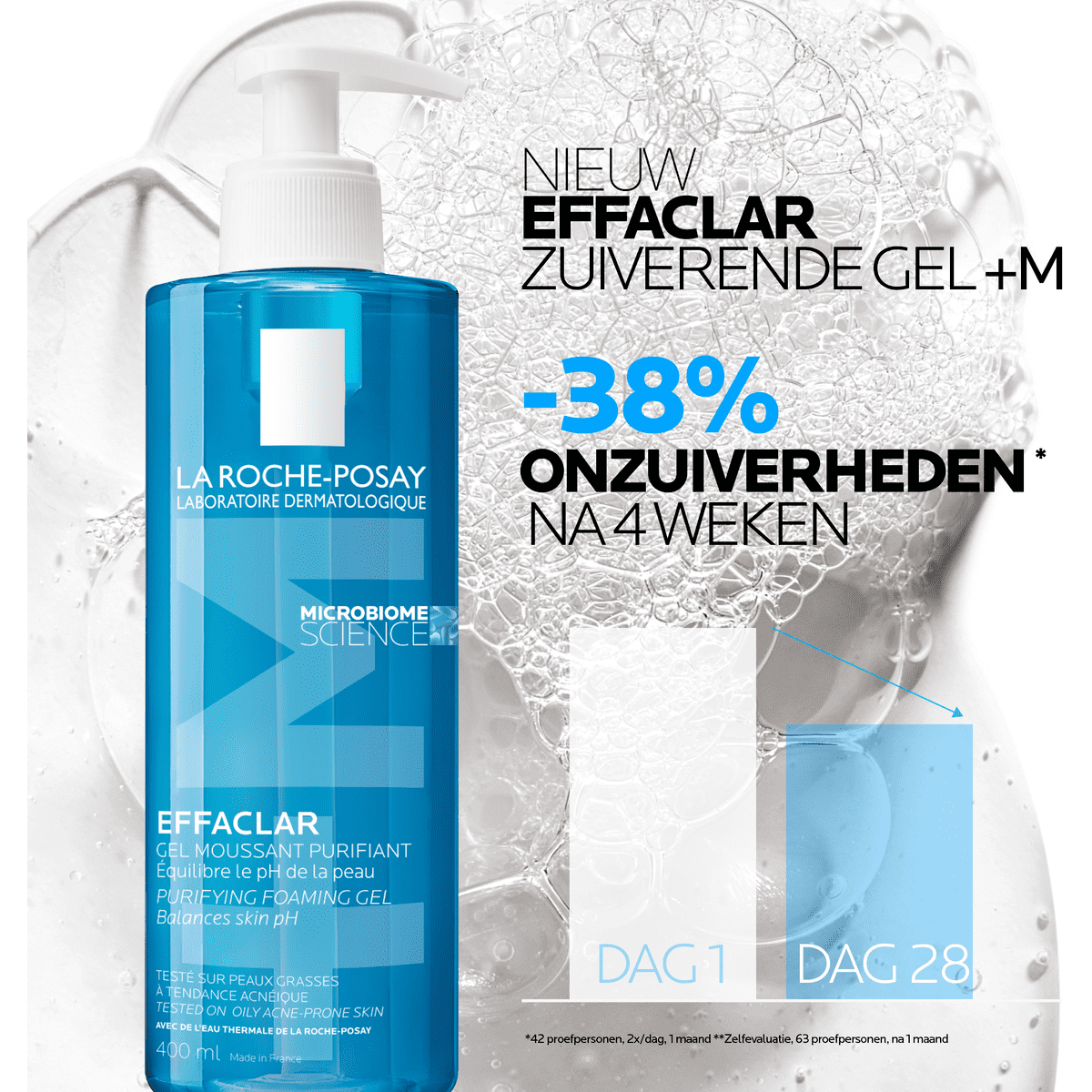 La Roche-Posay Effaclar Zuiverende Gel 400 ML 400 ML | Etos