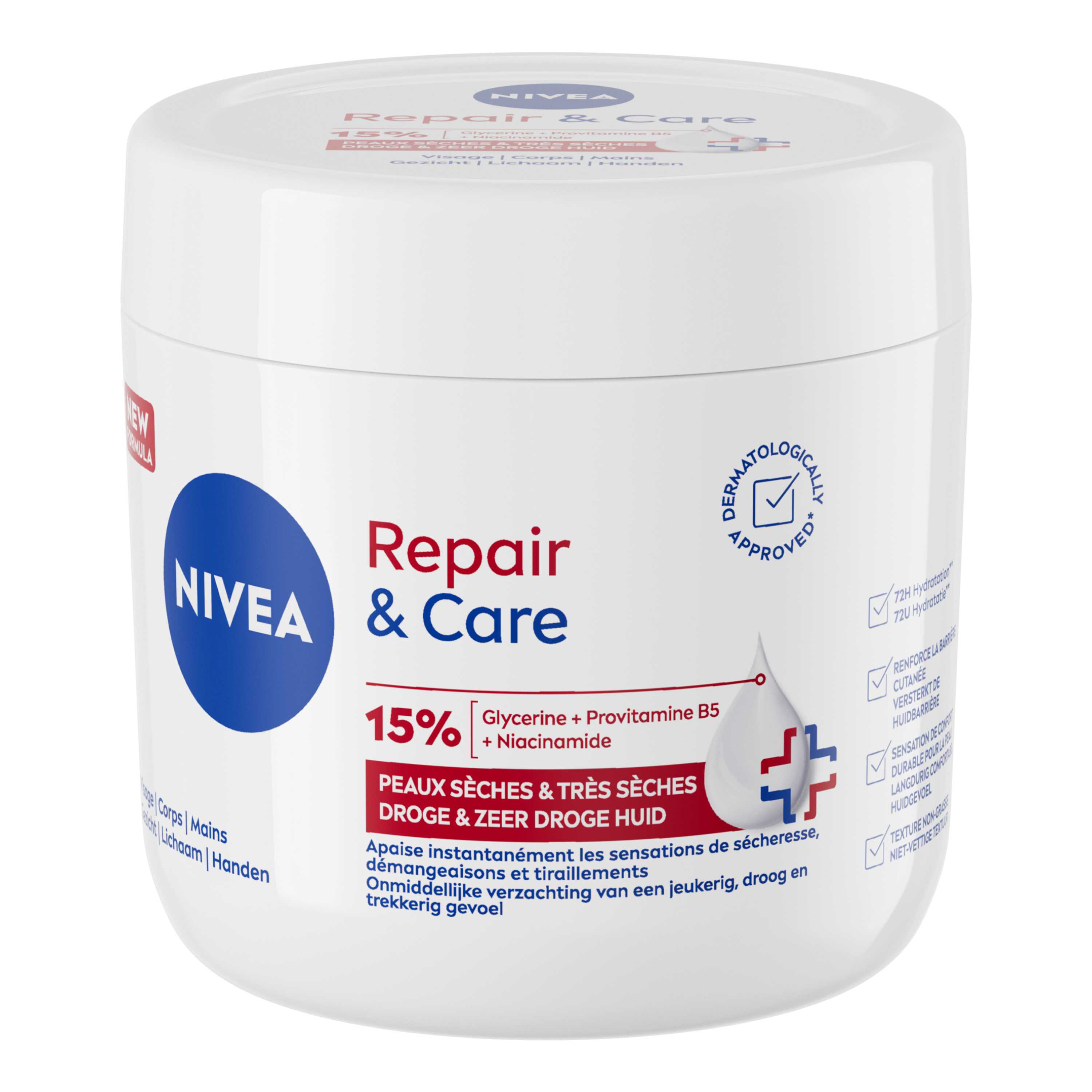 NIVEA Repair & Care Intensive Crème 400 ML
