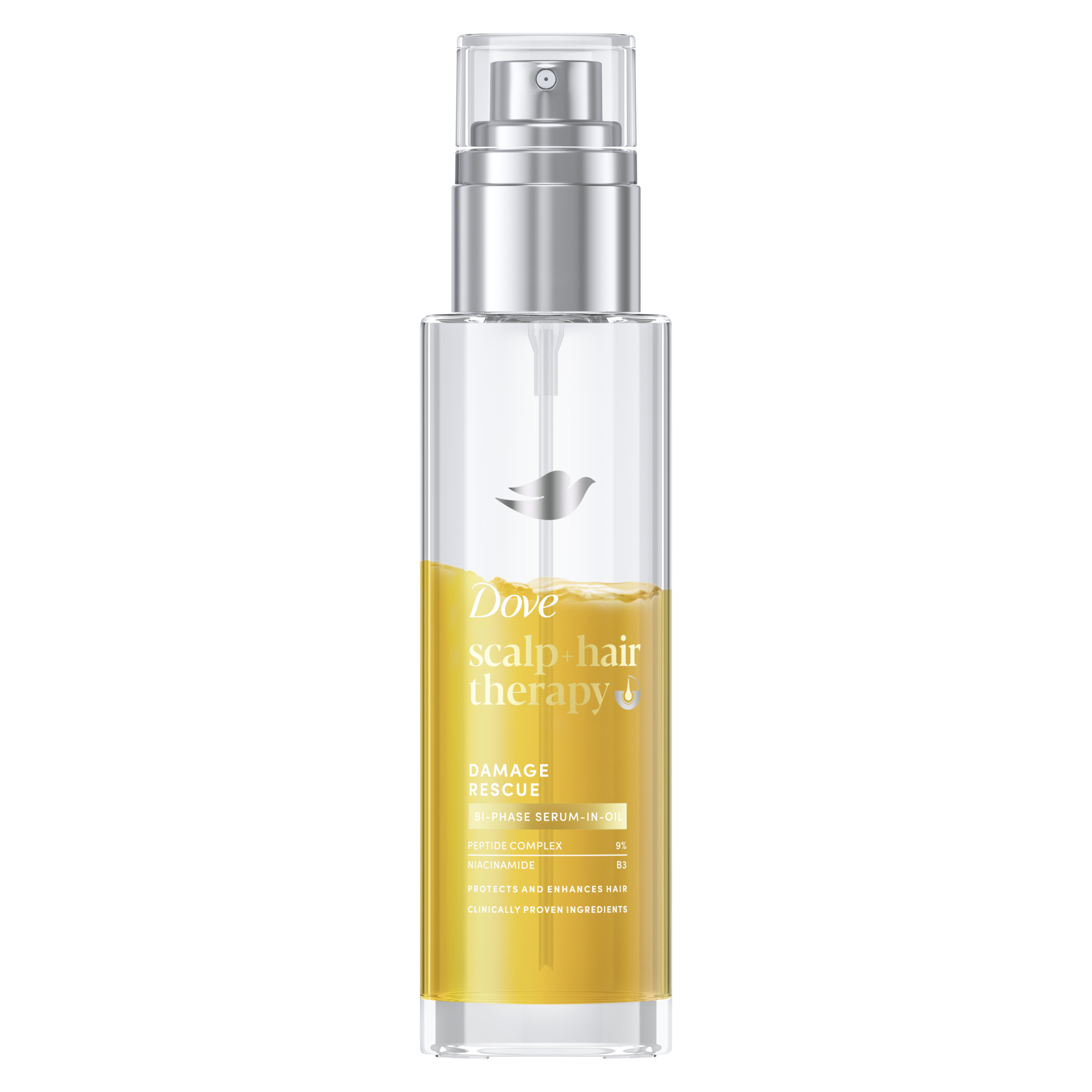Dove Hair Damage Rescue 3-1 Bi-Phase Serum-In-Oil 100 ML