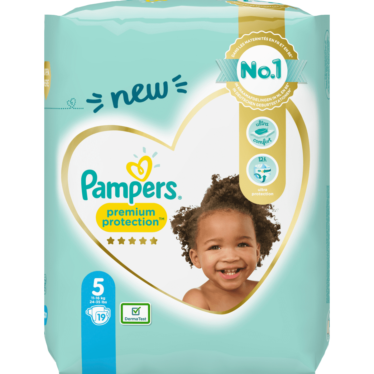 Baby gevoelig voor natte luier