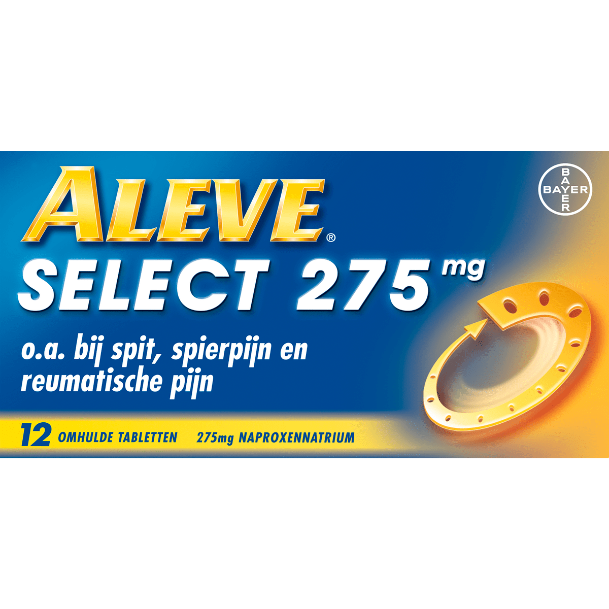 Aleve Select Bij Rugpijn Spierpijn en Gewrichtspijn Tabletten 12 stuks