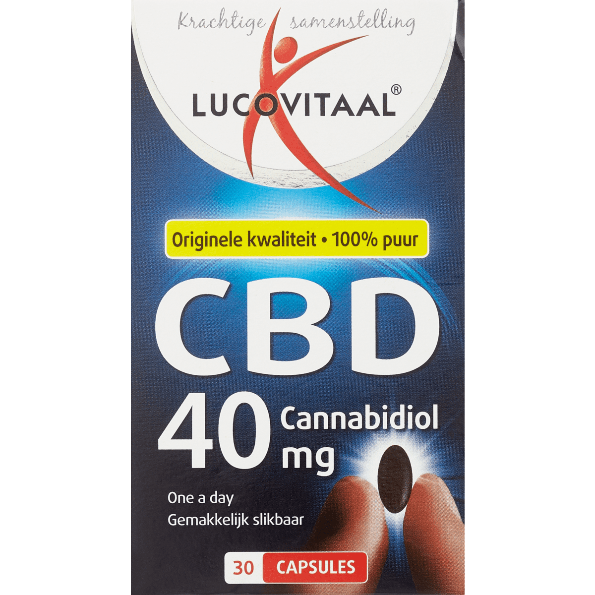 Lucovitaal CBD Cannabidiol 40 mg Capsules 30 stuks