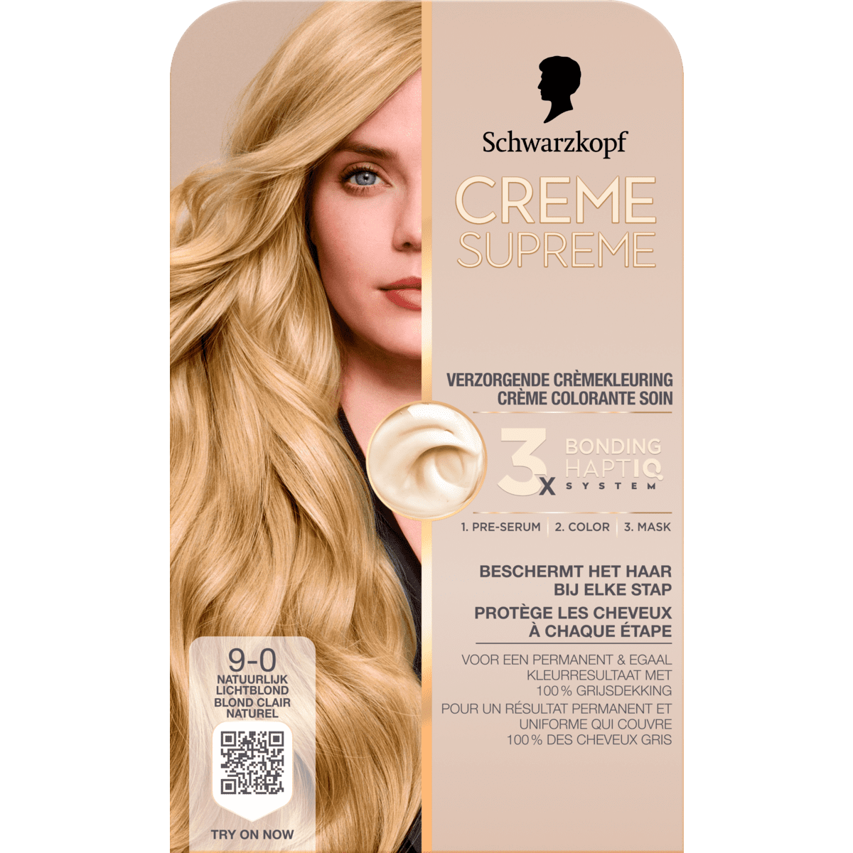 Schwarzkopf Creme Supreme Haarkleuring 9-0 Natuurlijk Lichtblond