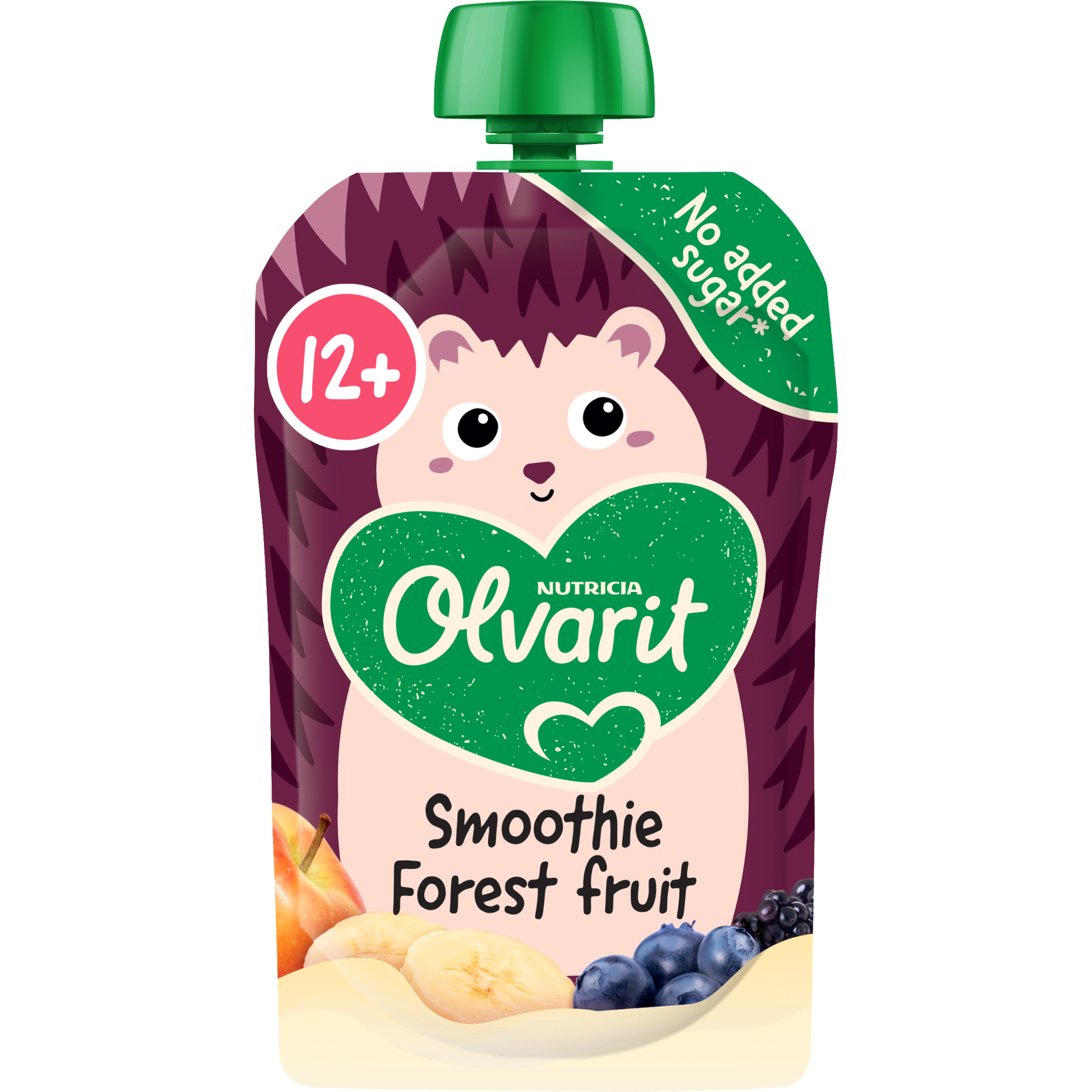 Olvarit Knijpfruit Smoothie Bosvrucht 12+ Maanden 100 gram