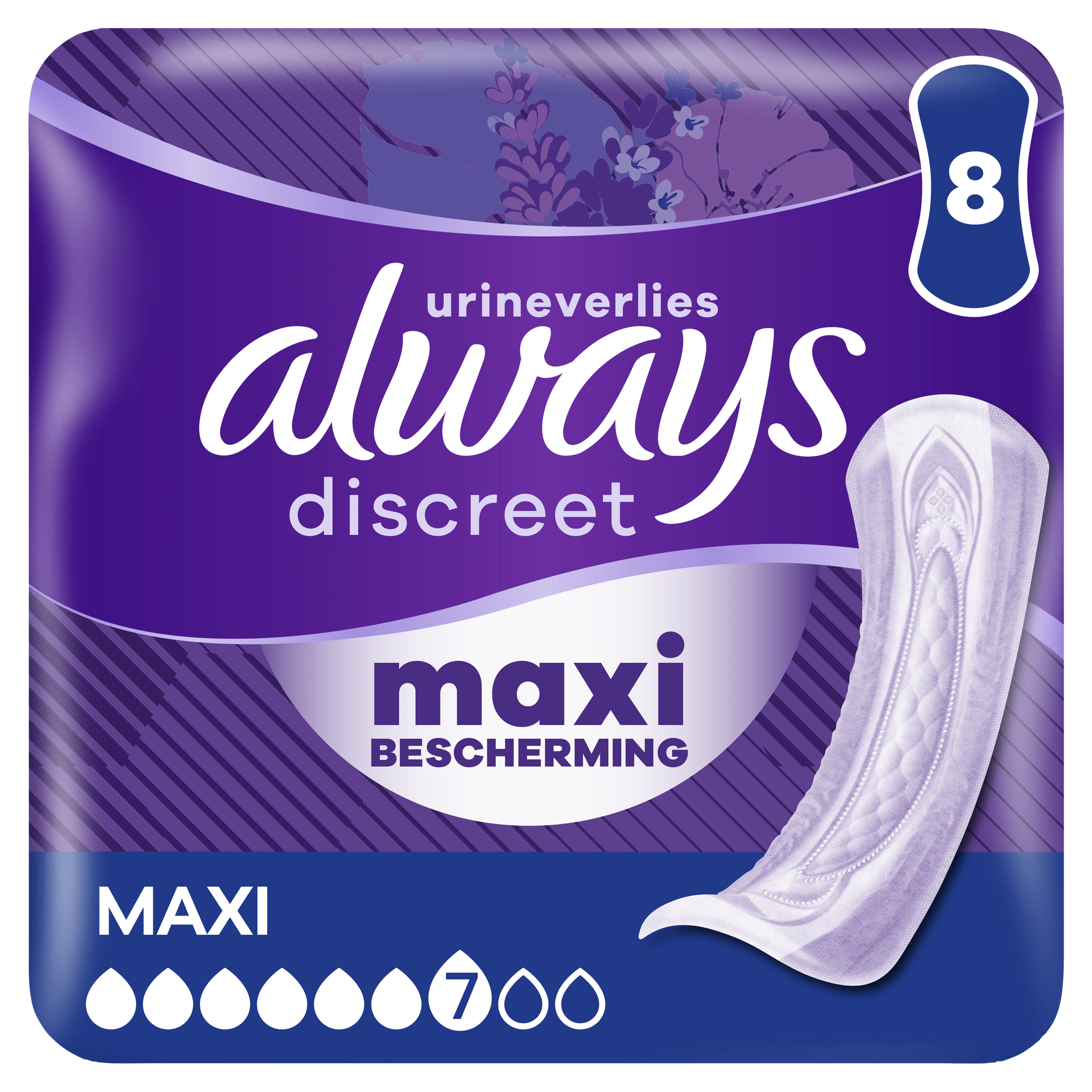 Always Incontinentieverband Discreet Maxi 8 stuks