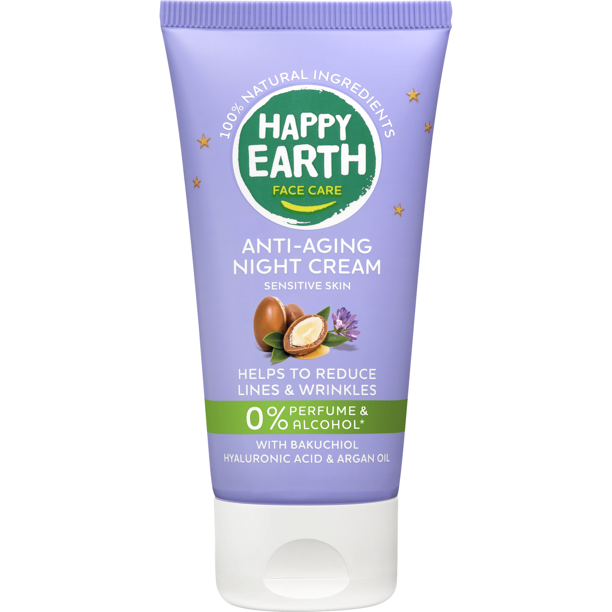 Happy Earth 100% Natuurlijke Face Care Anti-Age Night Cream 50 ML