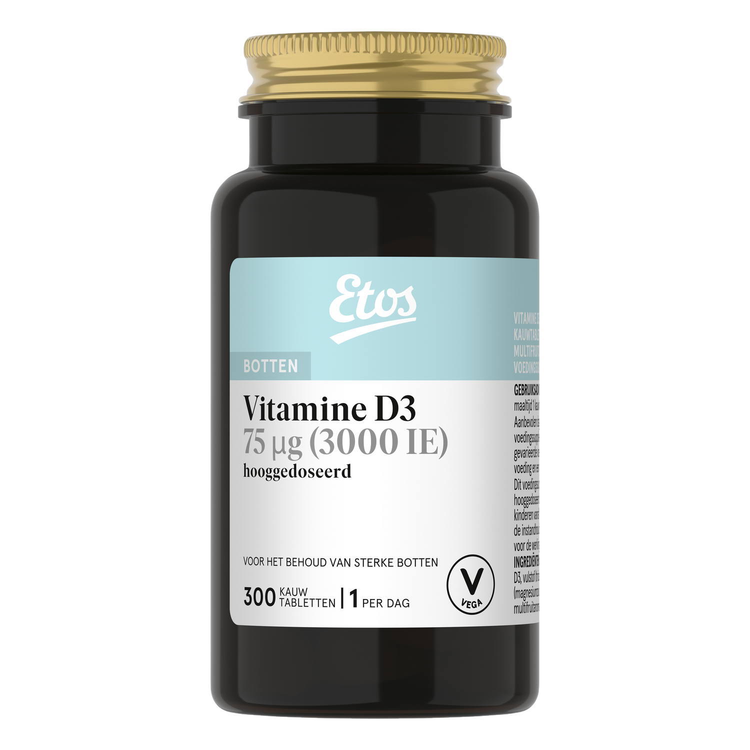 Etos Vitamine D3 75ug 300 stuks