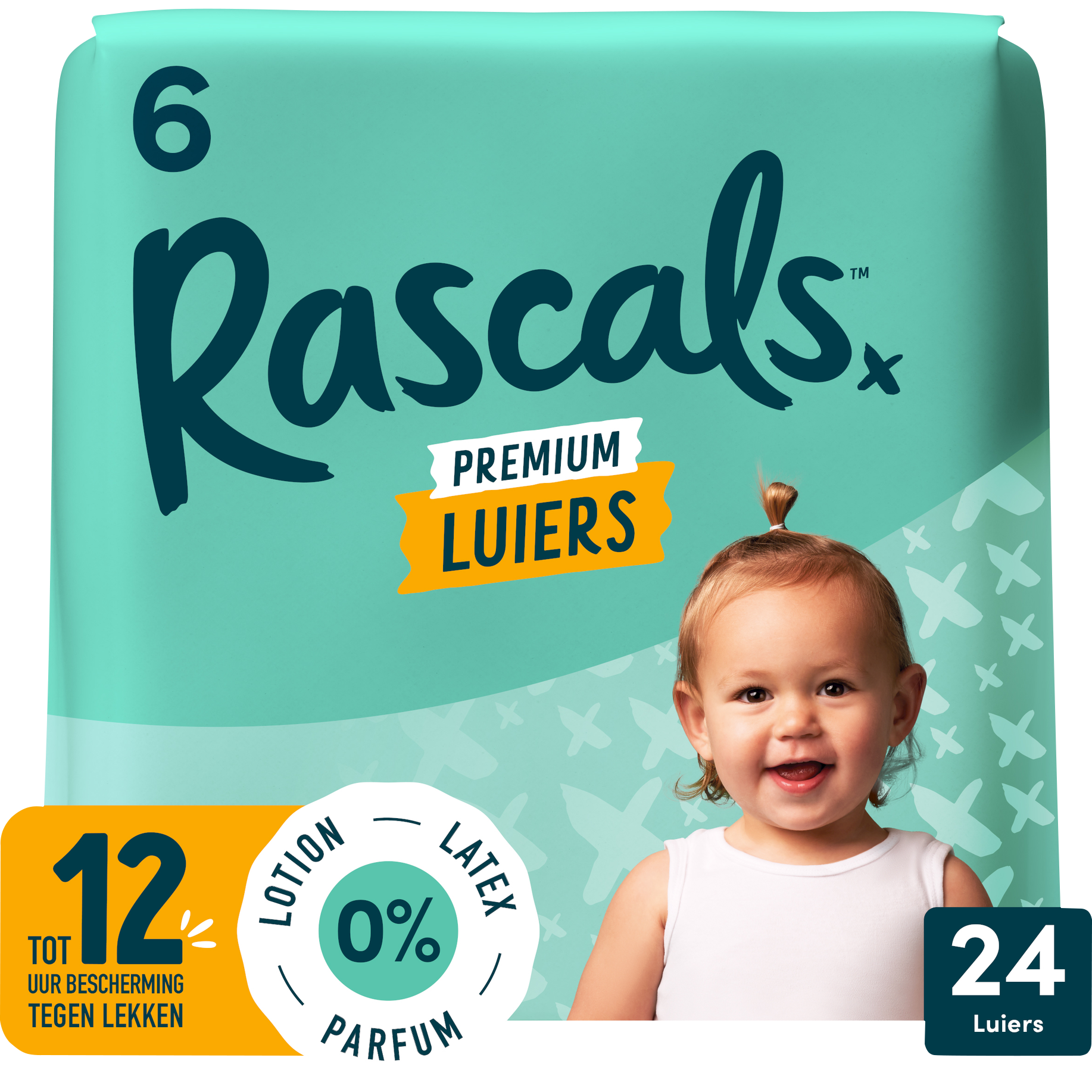 Rascals Premium Luiers Maat 6 15-20 KG 24 stuks
