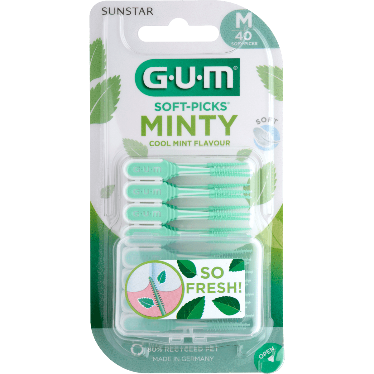 GUM® Soft-Picks Comfort Flex Minty Medium 40 stuks
