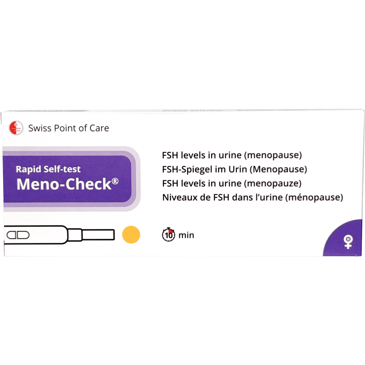 Swiss Point of Care Men-Check Zelftest 2 stuks