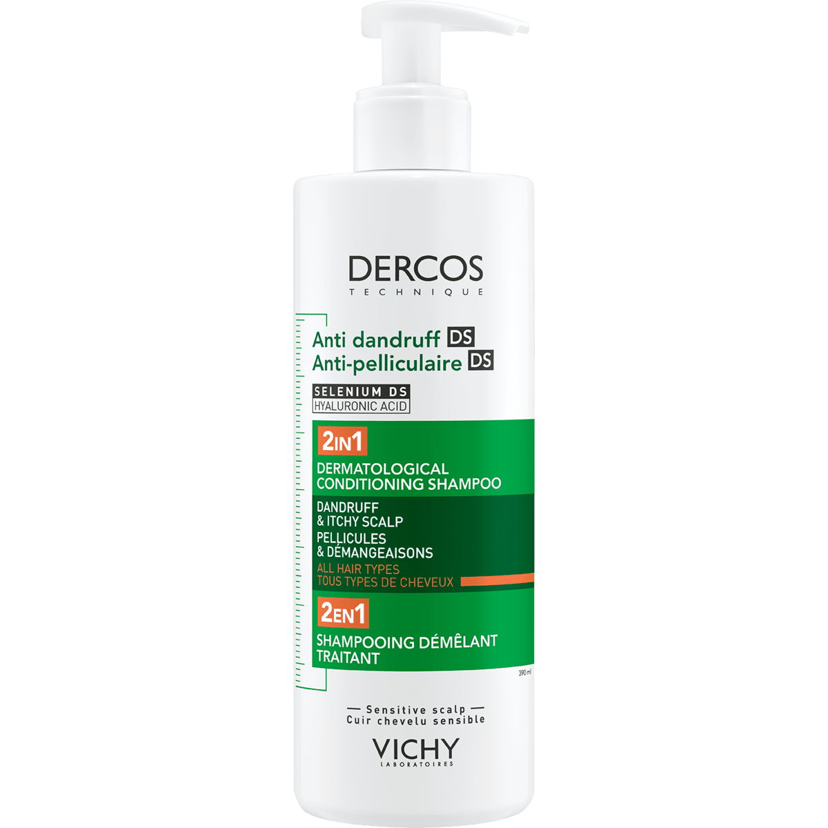Vichy Dercos Anti-Roos 2-In-1 Shampoo + Conditioner 390 ML