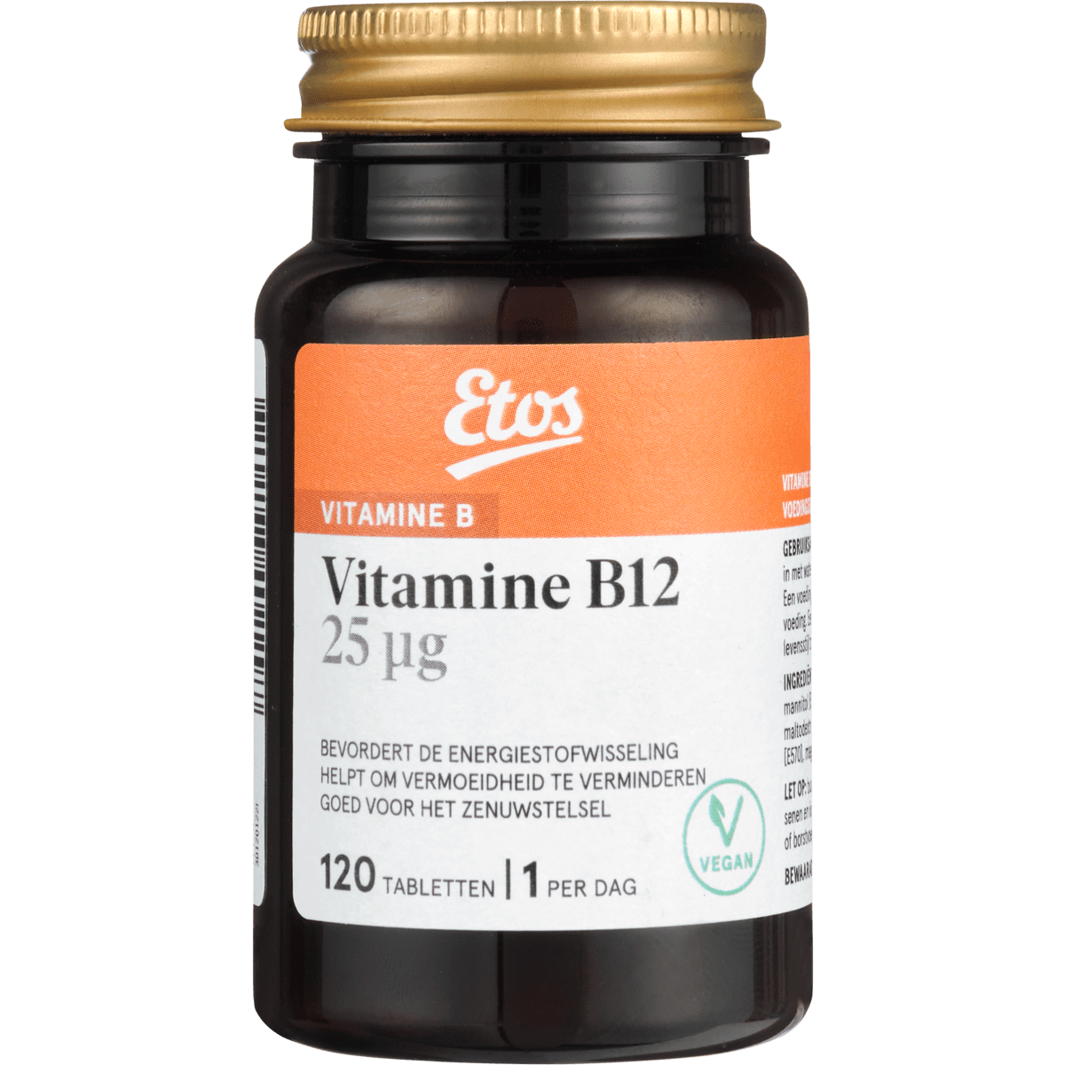 Etos Vitamine B12 25mg 120 stuks 120 EA Etos