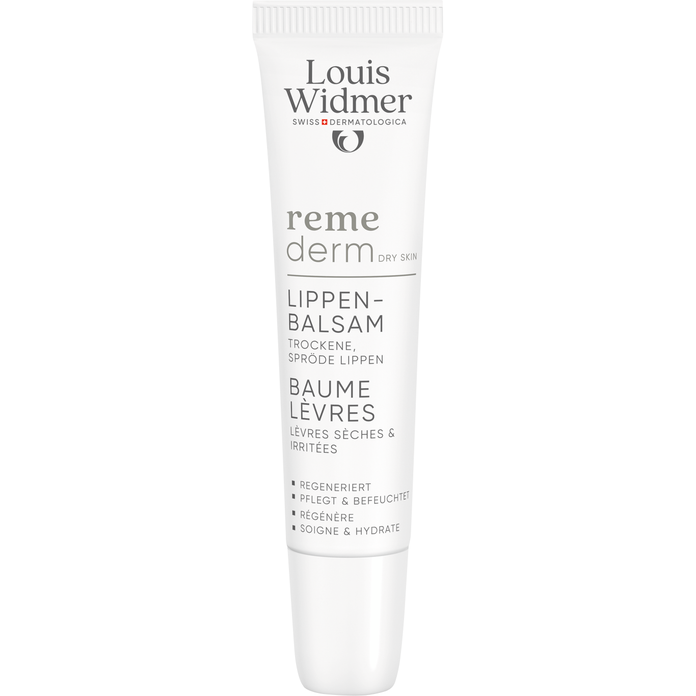 Louis Widmer Remederm Lippenbalsem Zonder Parfum 15 ML