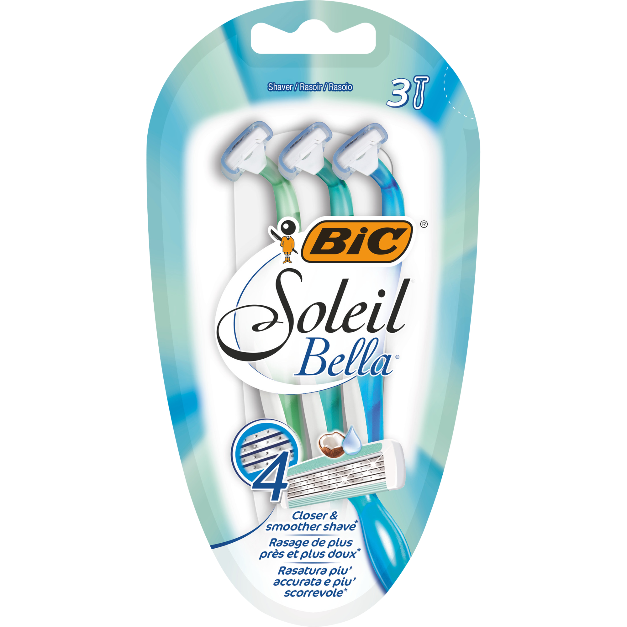 BIC® Soleil® Bella Wegwerpmesjes 3 stuks