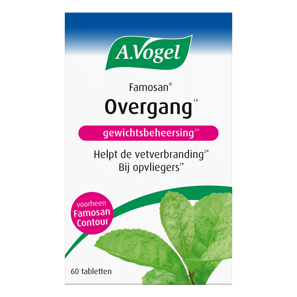 A.Vogel Famosan Gewichtsbeheersing2* & Overgang1* Tabletten 60 stuks