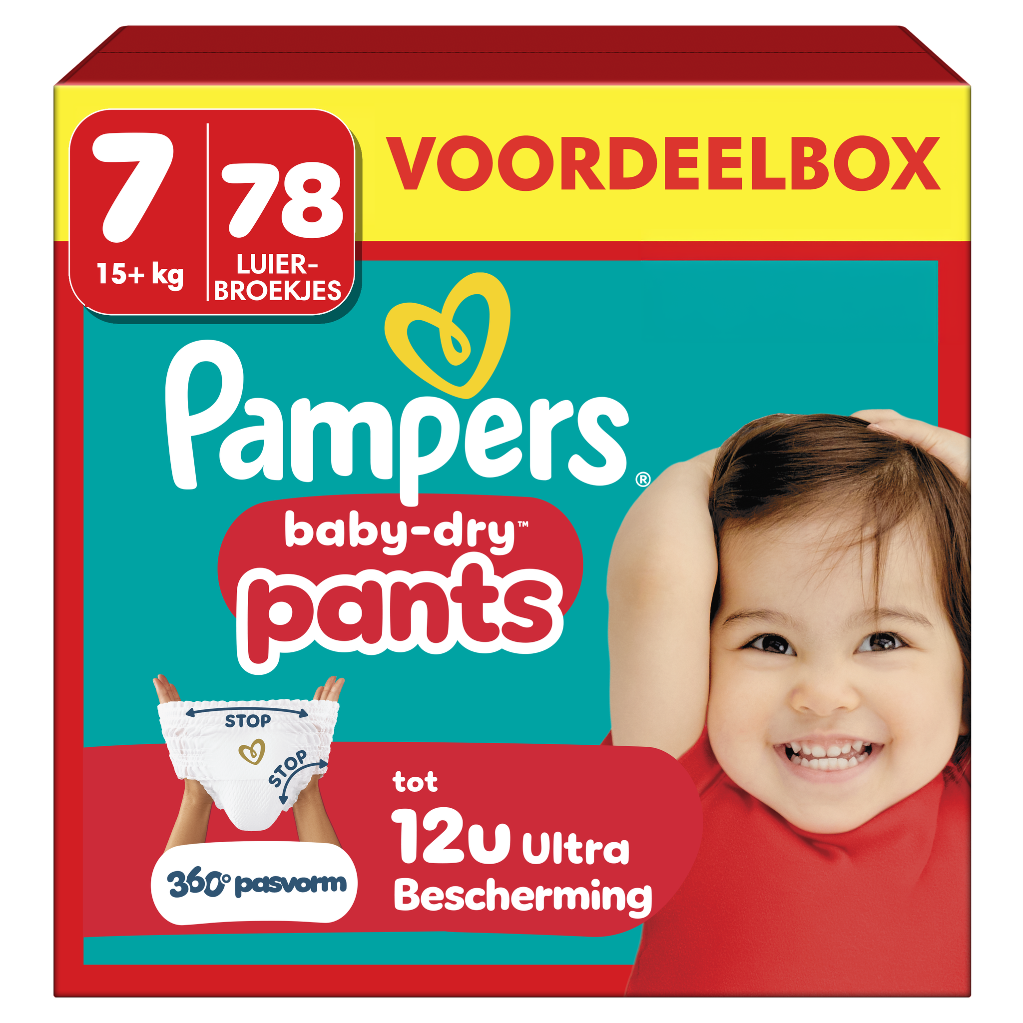 Pampers Baby Dry Pants Voordeelbox Luierbroekjes Maat 7 15+ kg 78 stuks