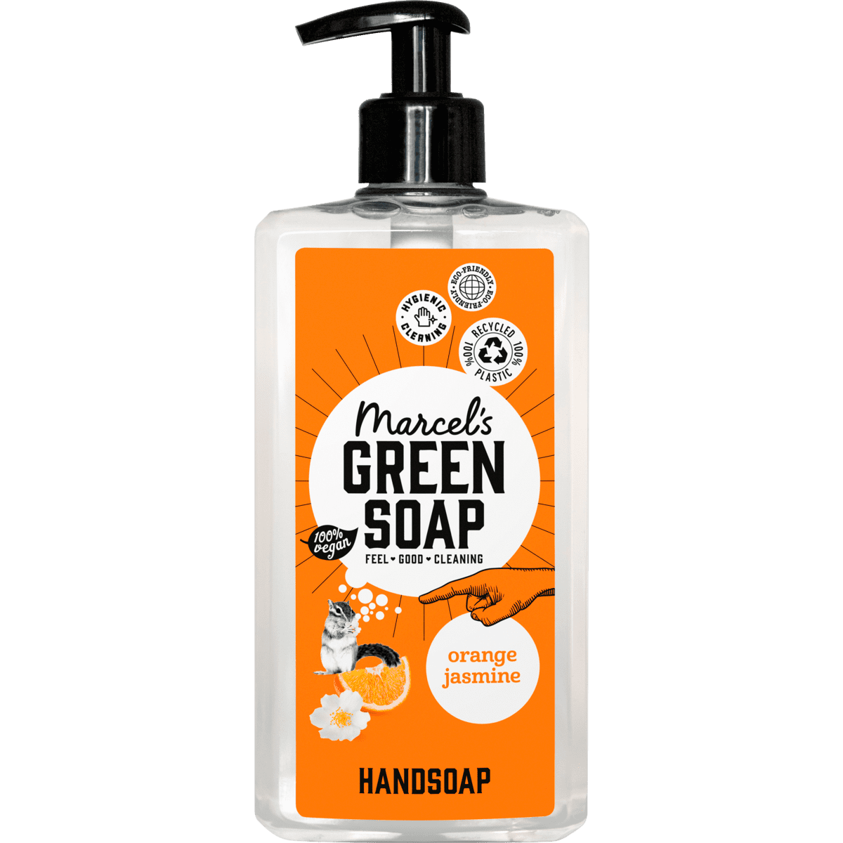 Marcel's Green Soap Sinaasappel & Jasmijn Handzeep 500 ML