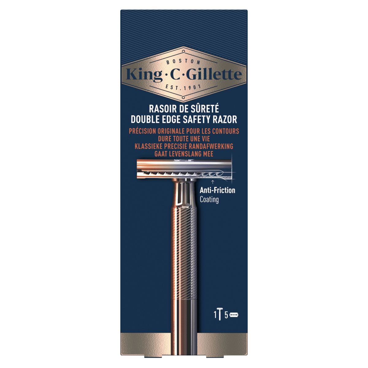 King C. Gillette Double Edge Safety Scheersapparaat