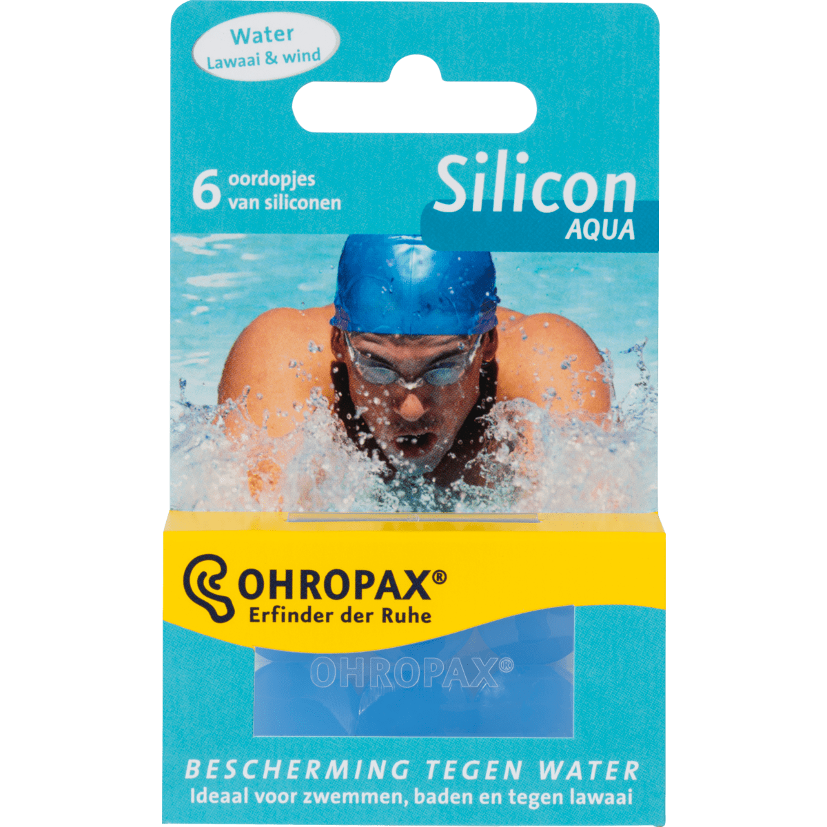 Ohropax Silicon Aqua 6st 6 EA Etos