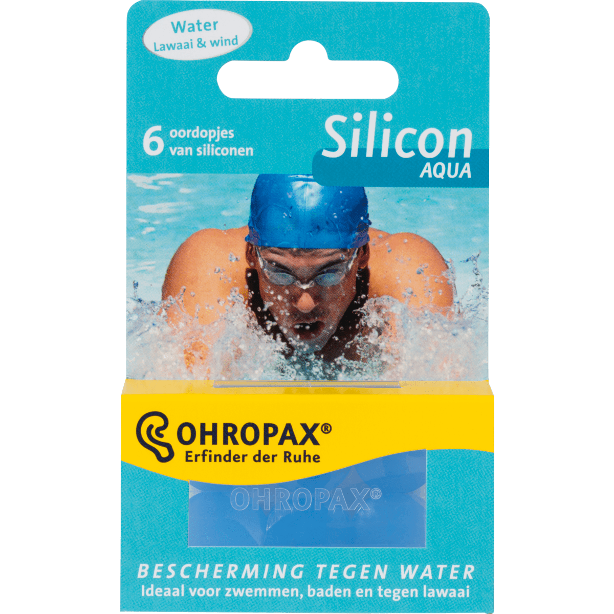 optellen Orkaan Shipley Ohropax Silicon Aqua 6st 6 EA | Etos