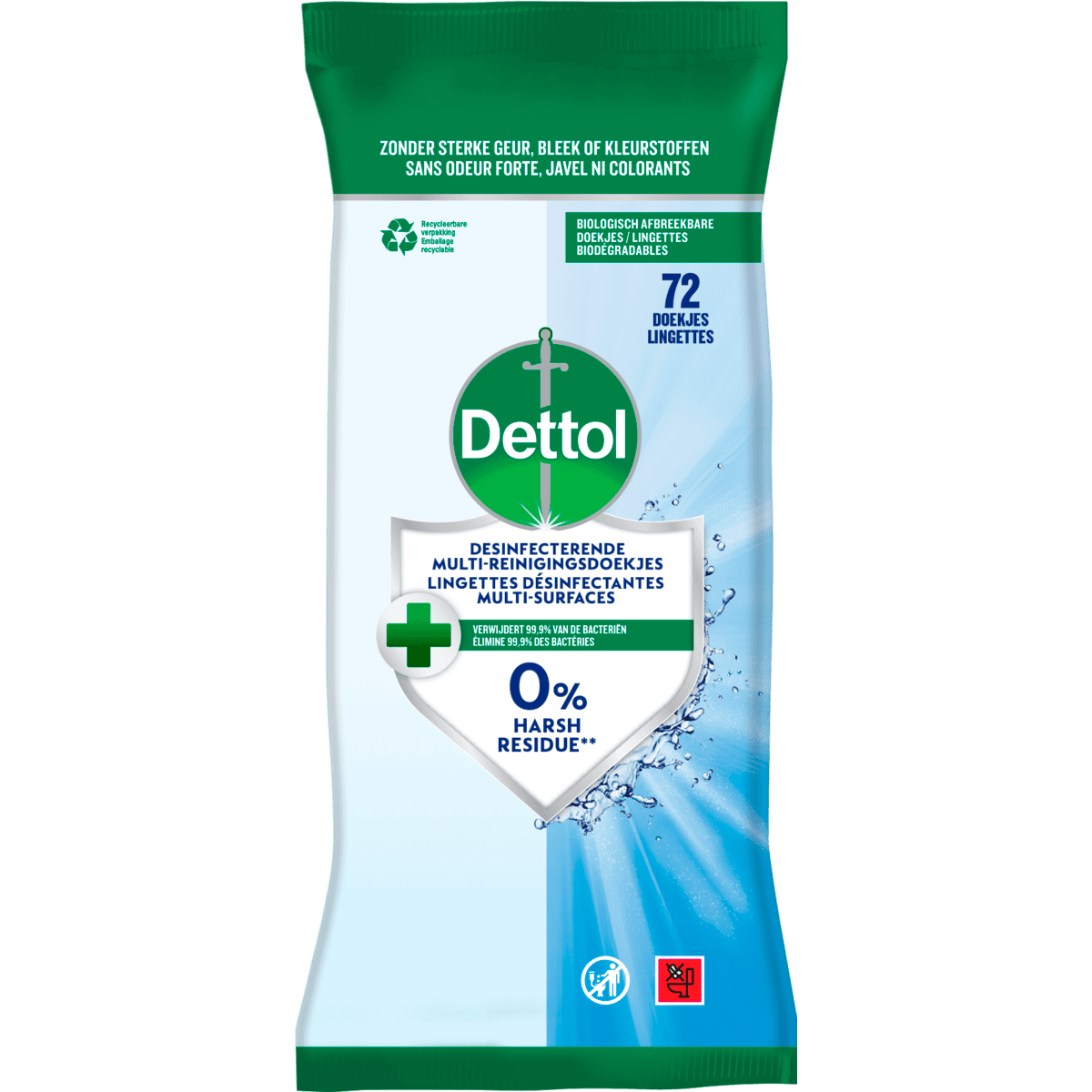 Dettol Desinfecterende Multi-Reinigingsdoekjes 72 stuks
