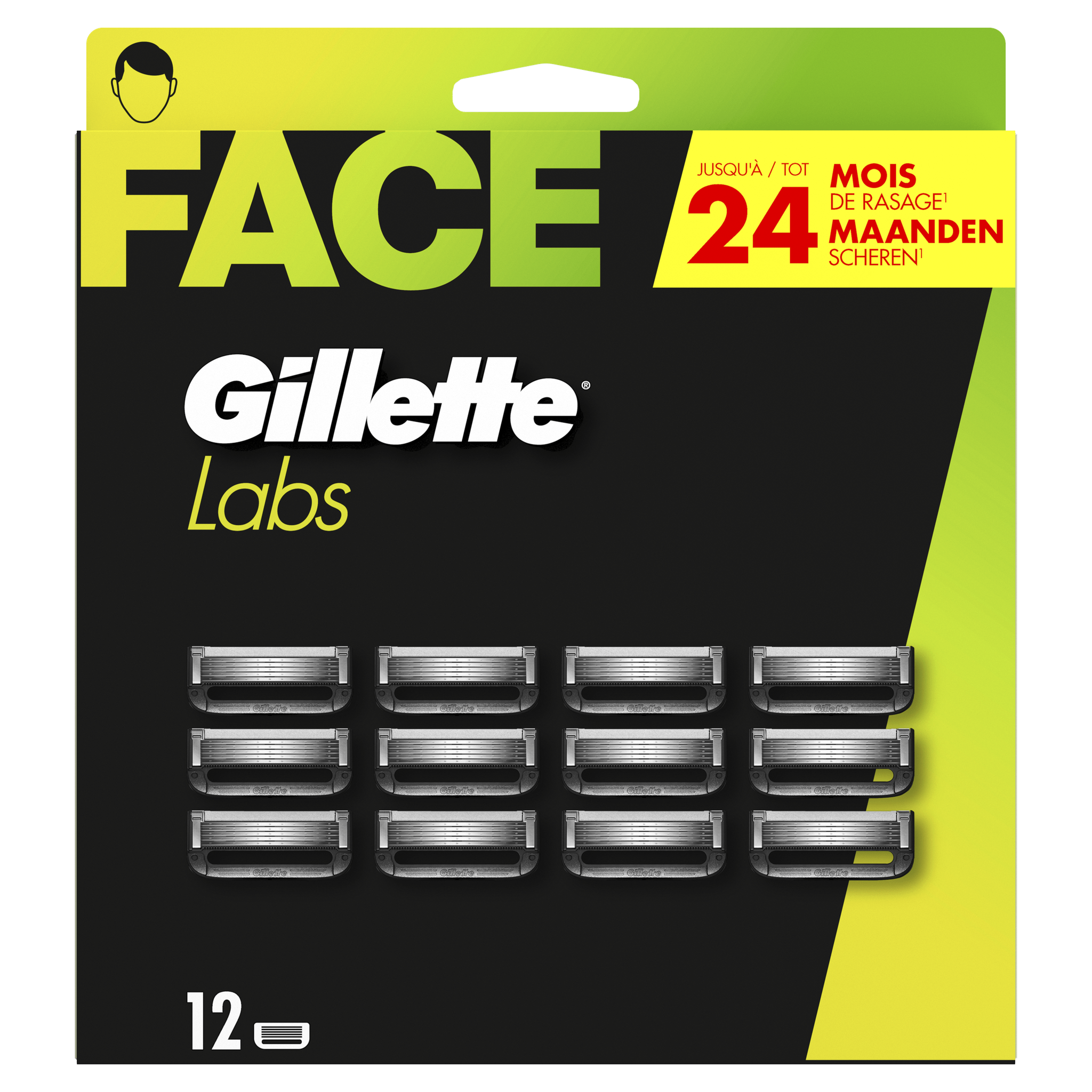 GilletteLabs Navulmesjes 12 stuks