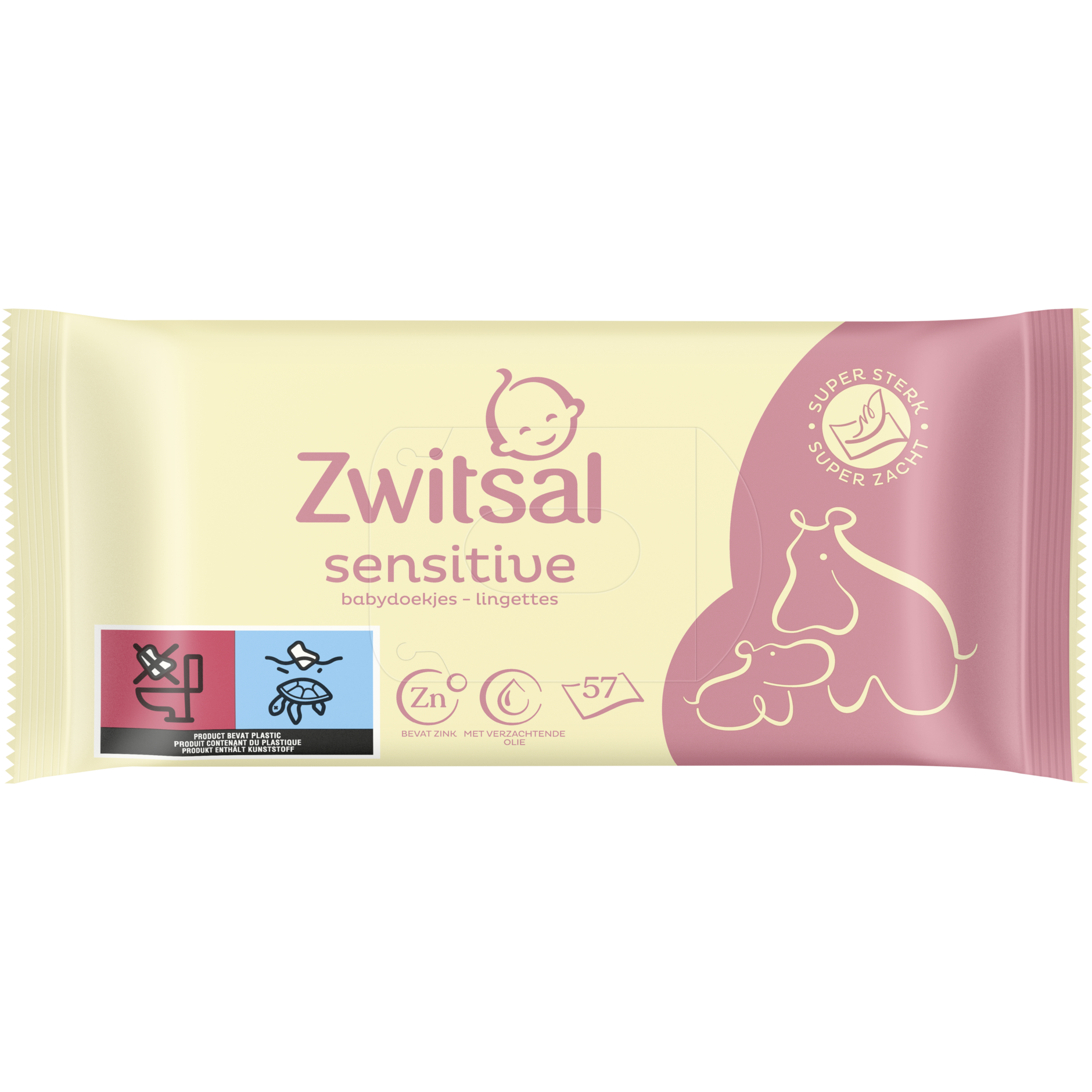Zwitsal Sensitive Billendoekjes 57 stuks