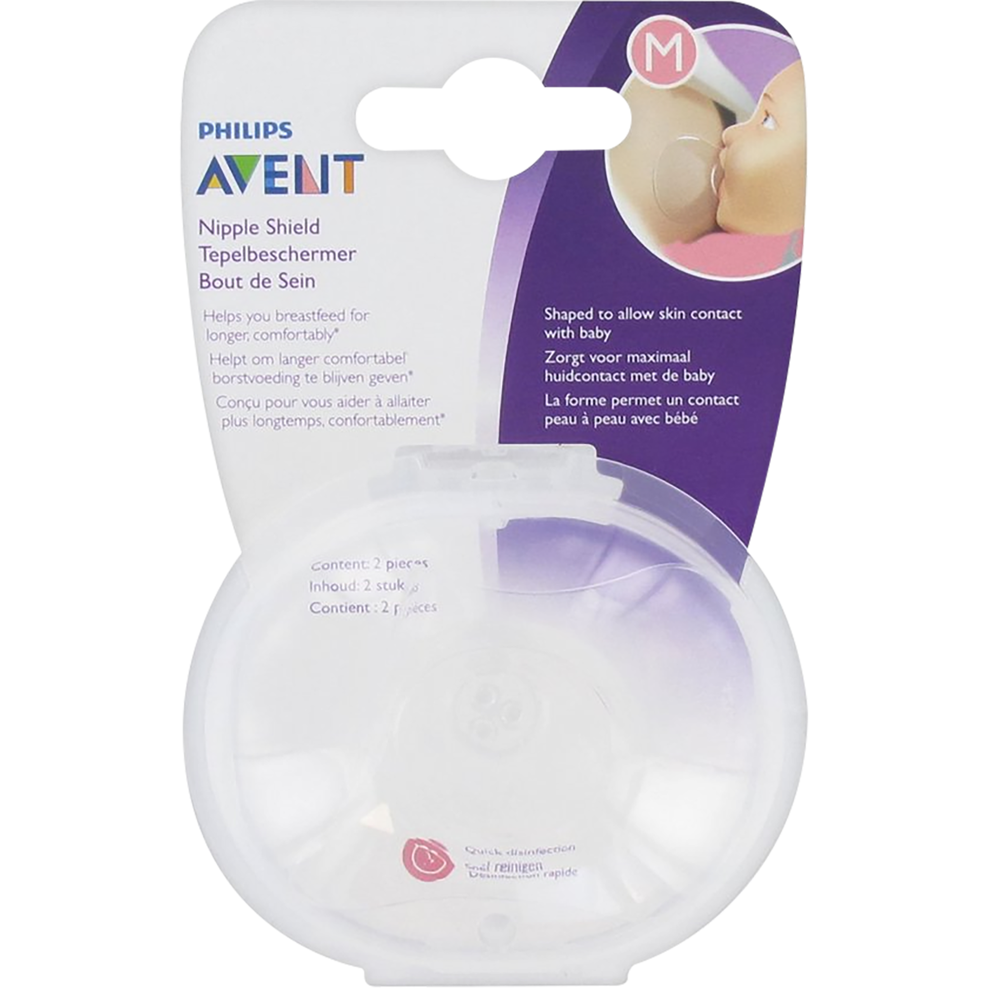 Philips Avent Tepelbeschermers Medium SCF153/03 2 stuks