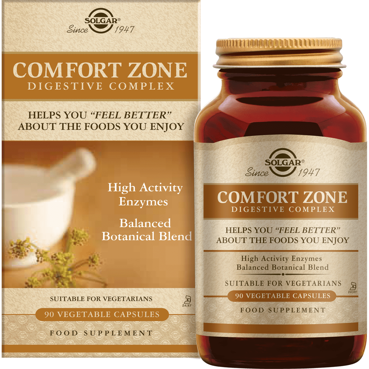 Solgar Comfort Zone Digestive Complex Capsules 90 stuks