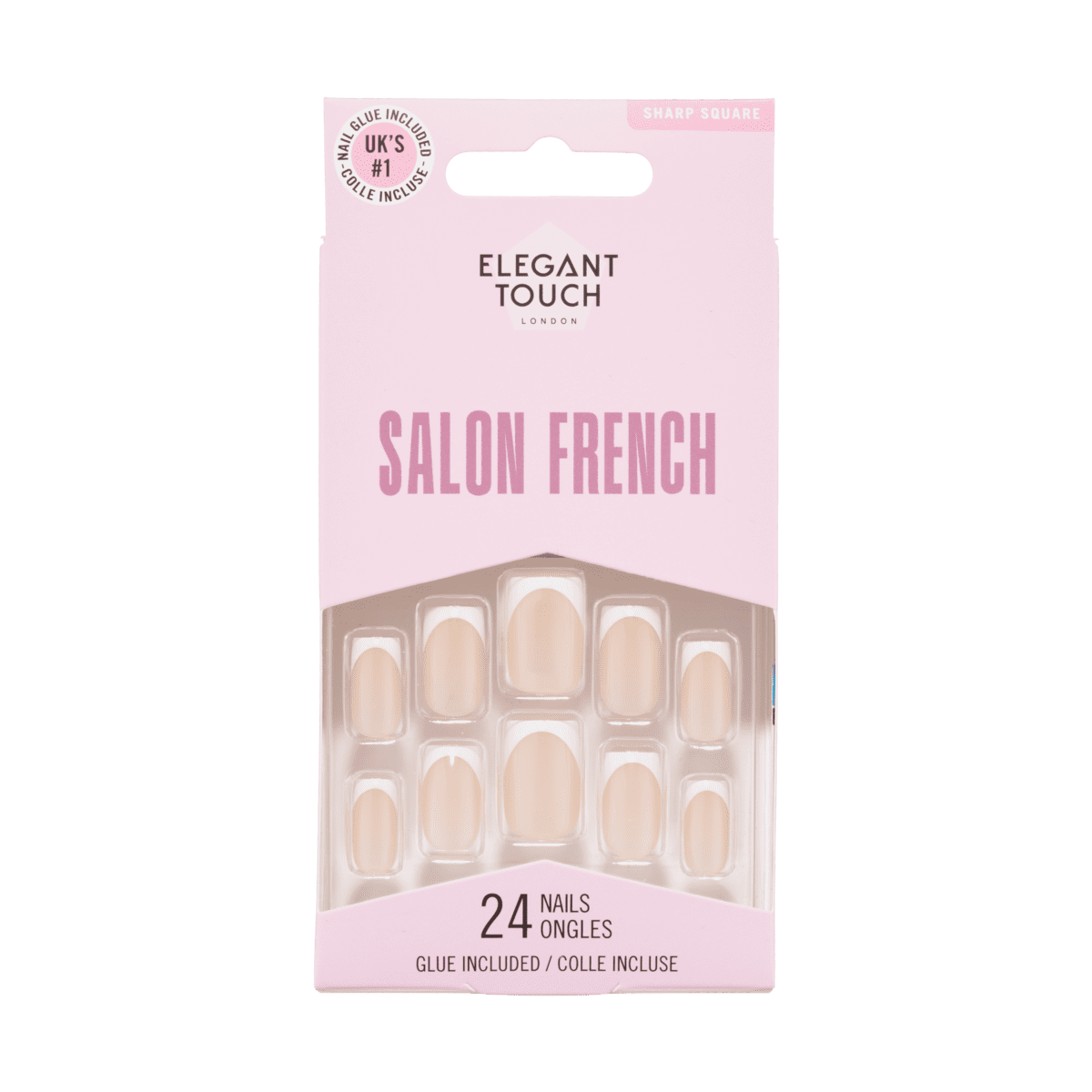 Elegant Touch Salon French 168 Nepnagels 24 stuks