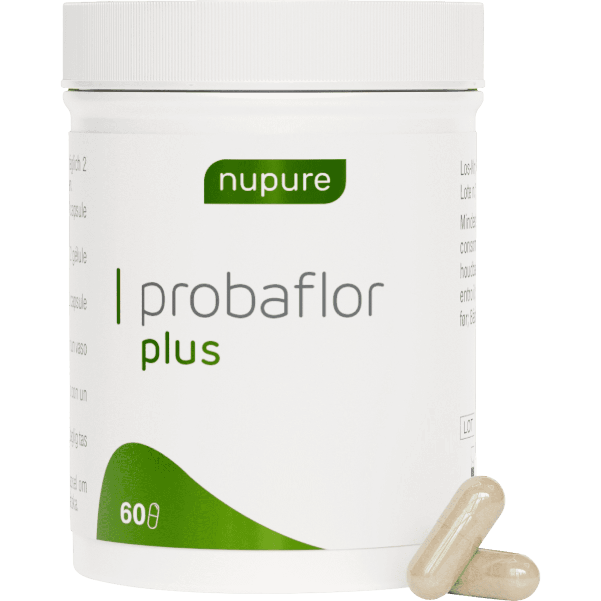 Nupure Probaflor Plus Probiotica Pepermunt Chicorei Capsules 60 stuks