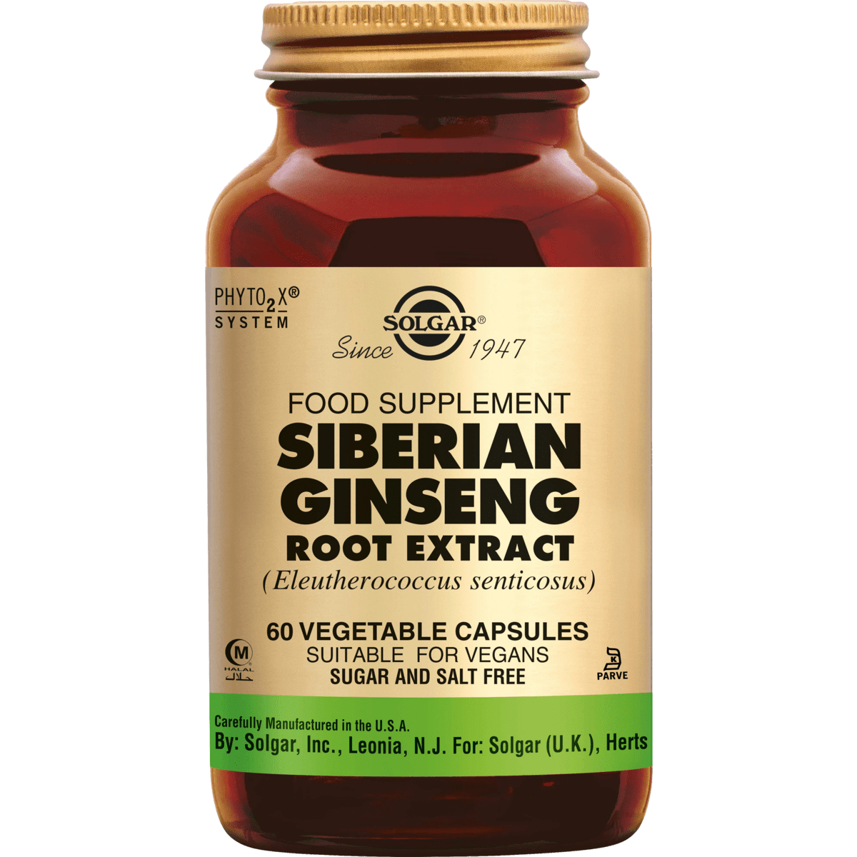 Solgar Siberian Ginseng Root Extract 60 stuks