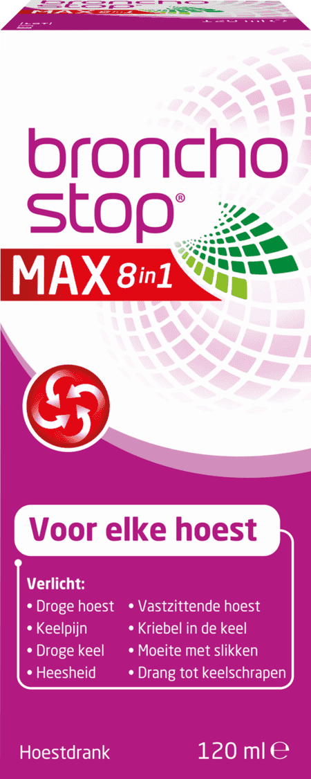 Bronchostop Max 8 In 1 Hoestdrank 120 ML