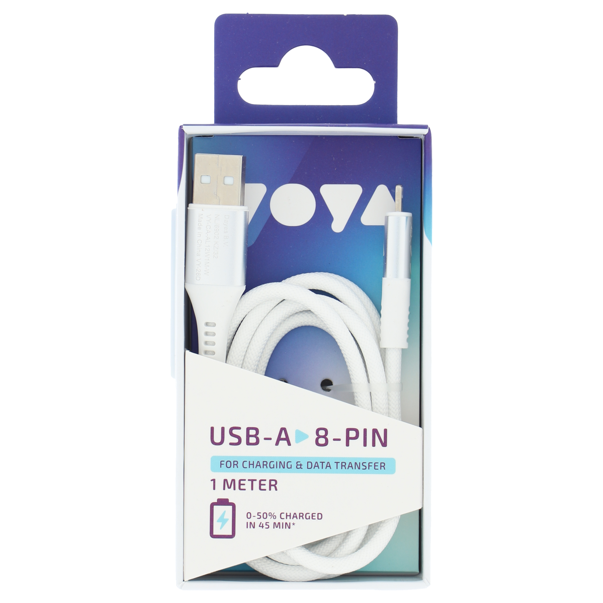 Voya Usb-A Naar 8-Pins Kabel 1 Stuks
