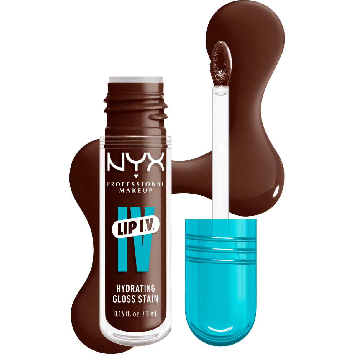 NYX Professional Makeup Lip IV Hydraterende Lipgloss Stain Espresso Soak