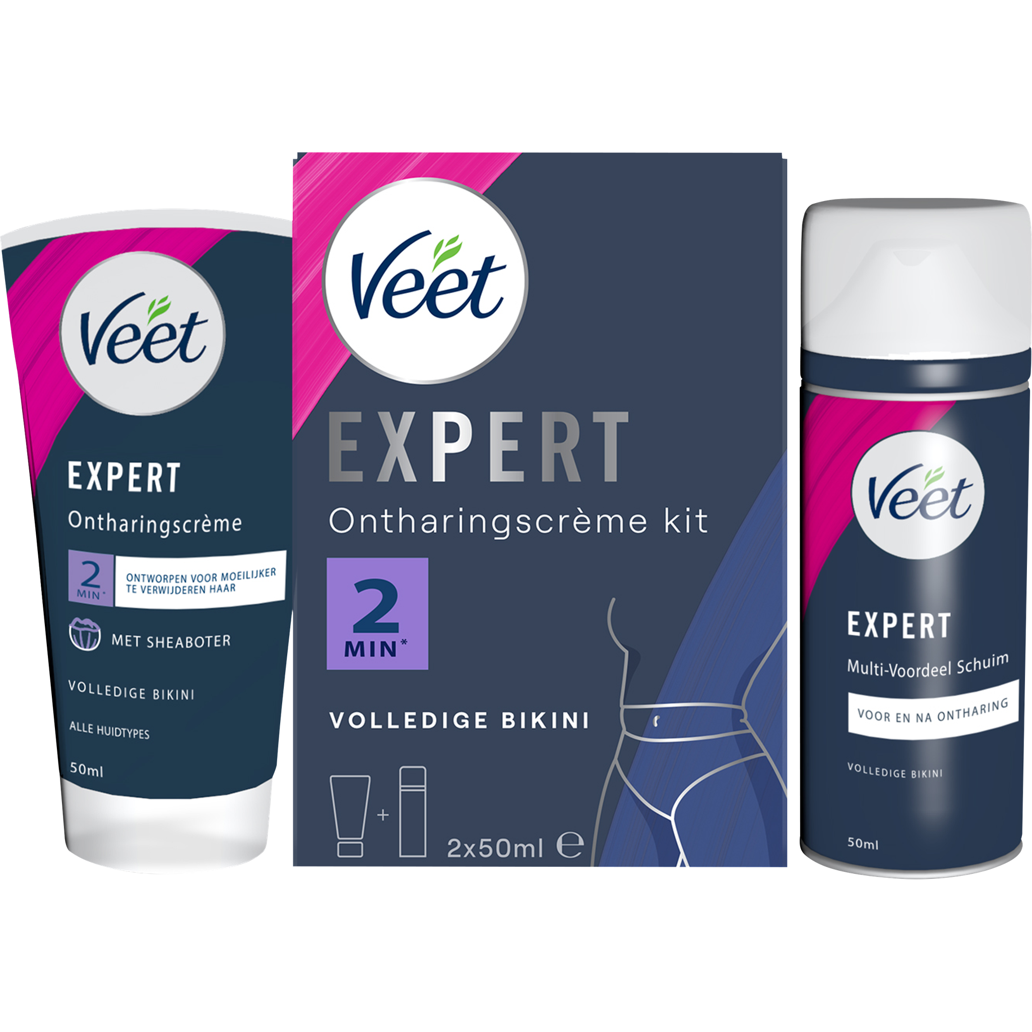 Veet Expert Bikini Ontharingscrème Kit 200 ML